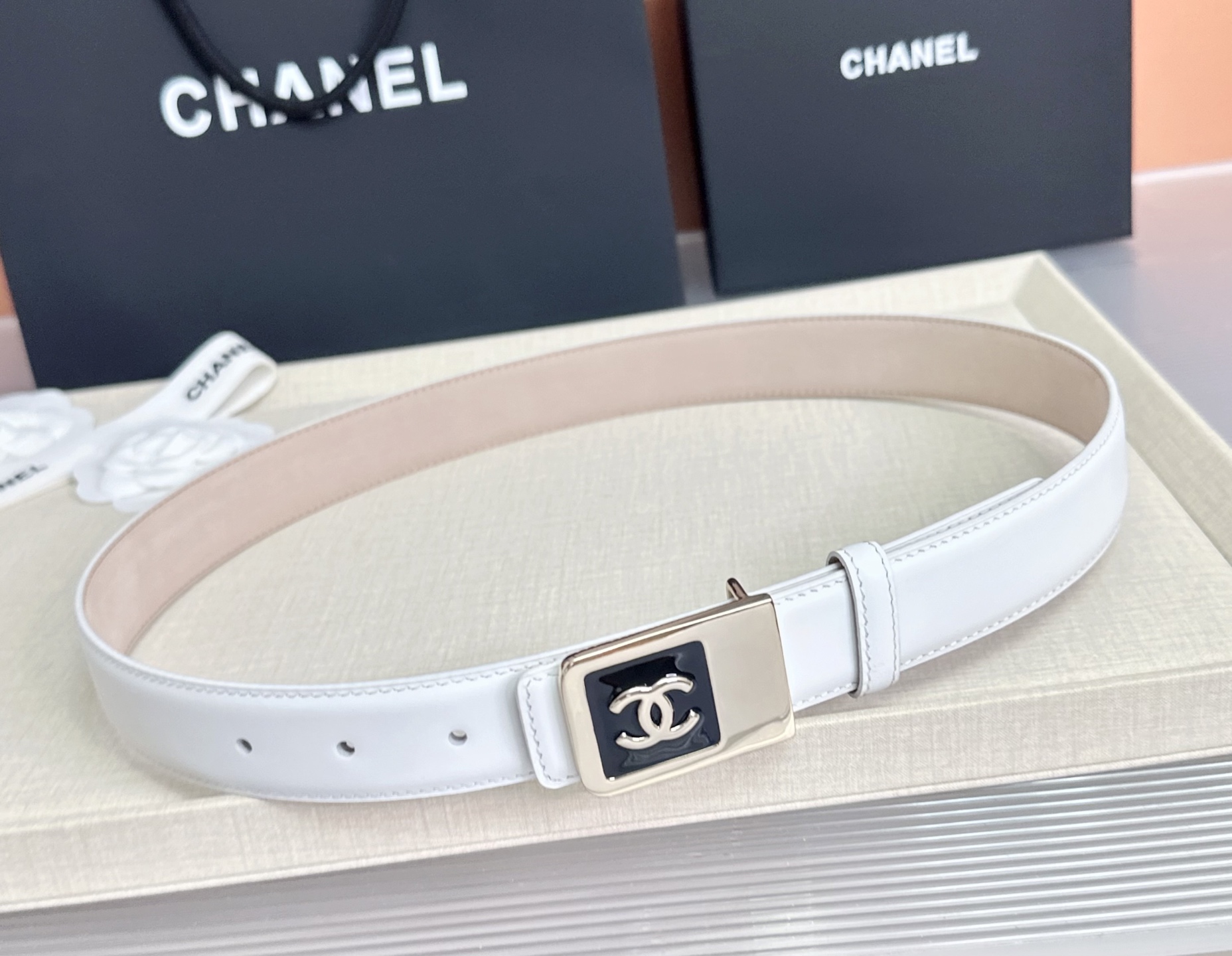 💥💥💥CHANEL3.0cm香奈儿腰带，头层牛皮，长度：75.80.85.90.95.100.105.1