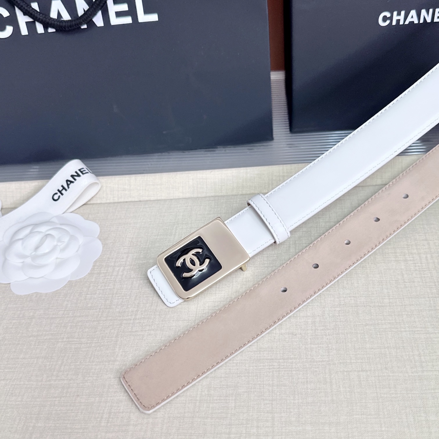 💥💥💥CHANEL3.0cm香奈儿腰带，头层牛皮，长度：75.80.85.90.95.100.105.1