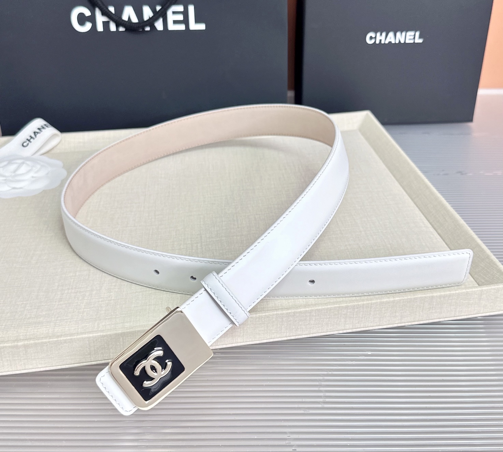 💥💥💥CHANEL3.0cm香奈儿腰带，头层牛皮，长度：75.80.85.90.95.100.105.1