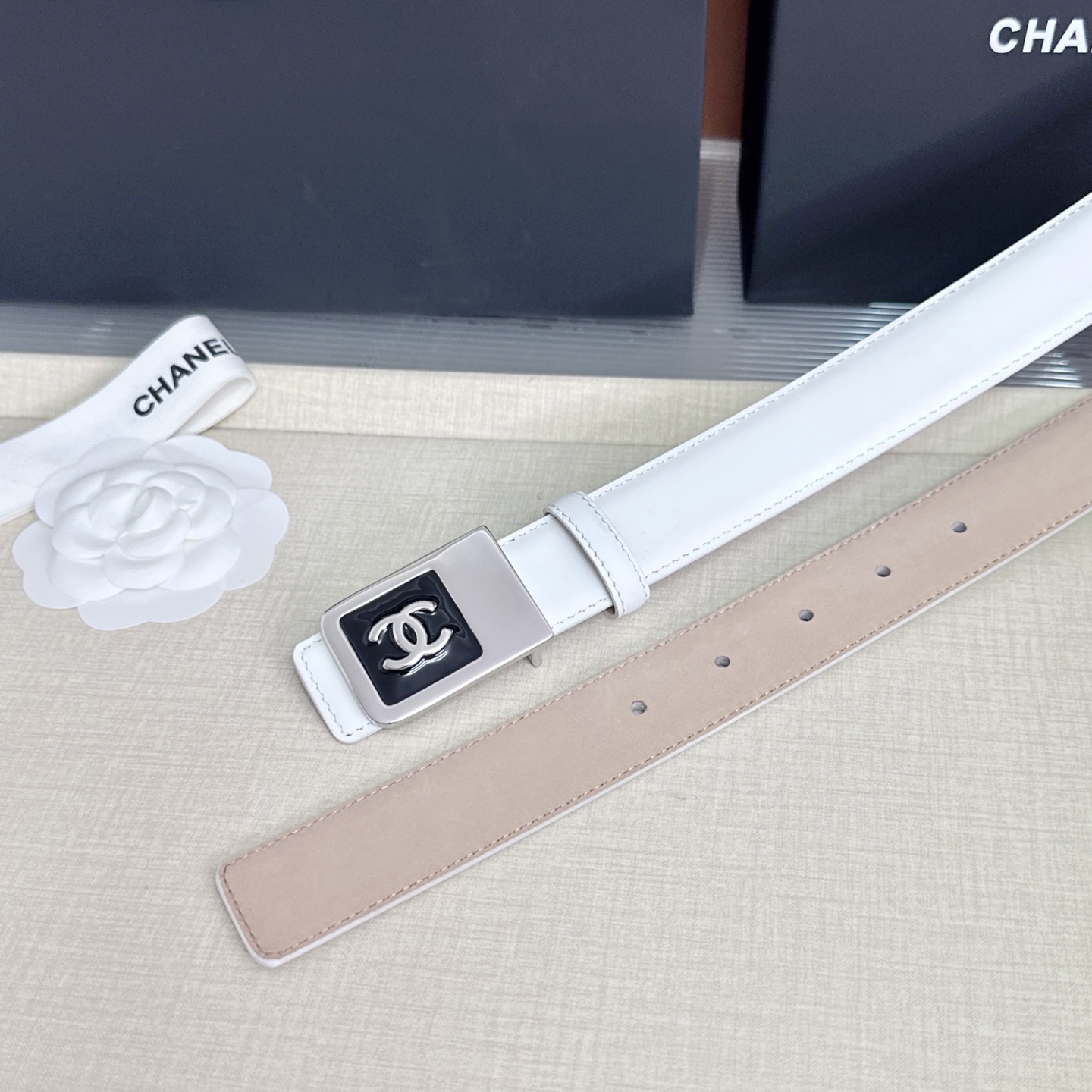 💥💥💥CHANEL3.0cm香奈儿腰带，头层牛皮，长度：75.80.85.90.95.100.105.1