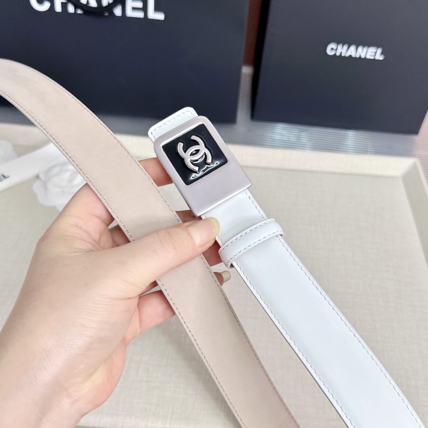💥💥💥CHANEL3.0cm香奈儿腰带，头层牛皮，长度：75.80.85.90.95.100.105.1