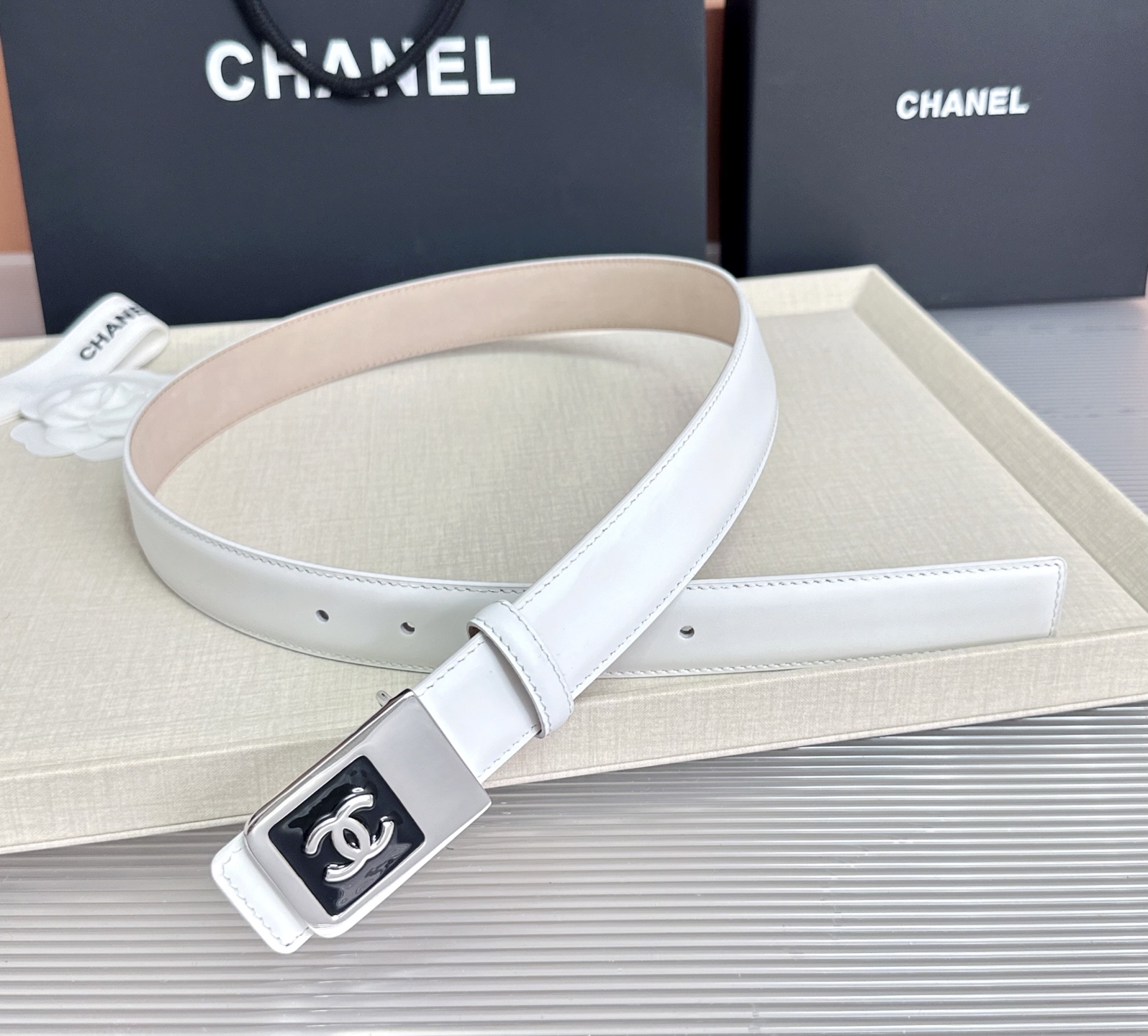 💥💥💥CHANEL3.0cm香奈儿腰带，头层牛皮，长度：75.80.85.90.95.100.105.1