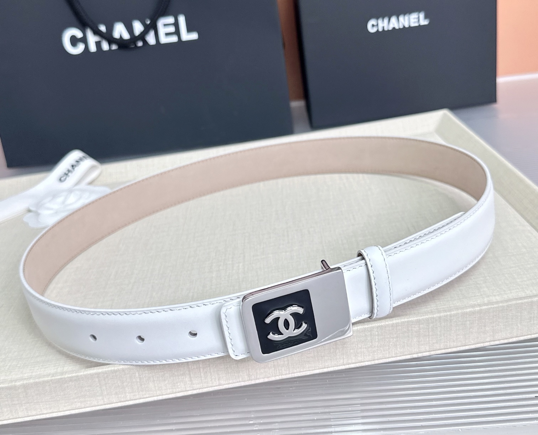 💥💥💥CHANEL3.0cm香奈儿腰带，头层牛皮，长度：75.80.85.90.95.100.105.1