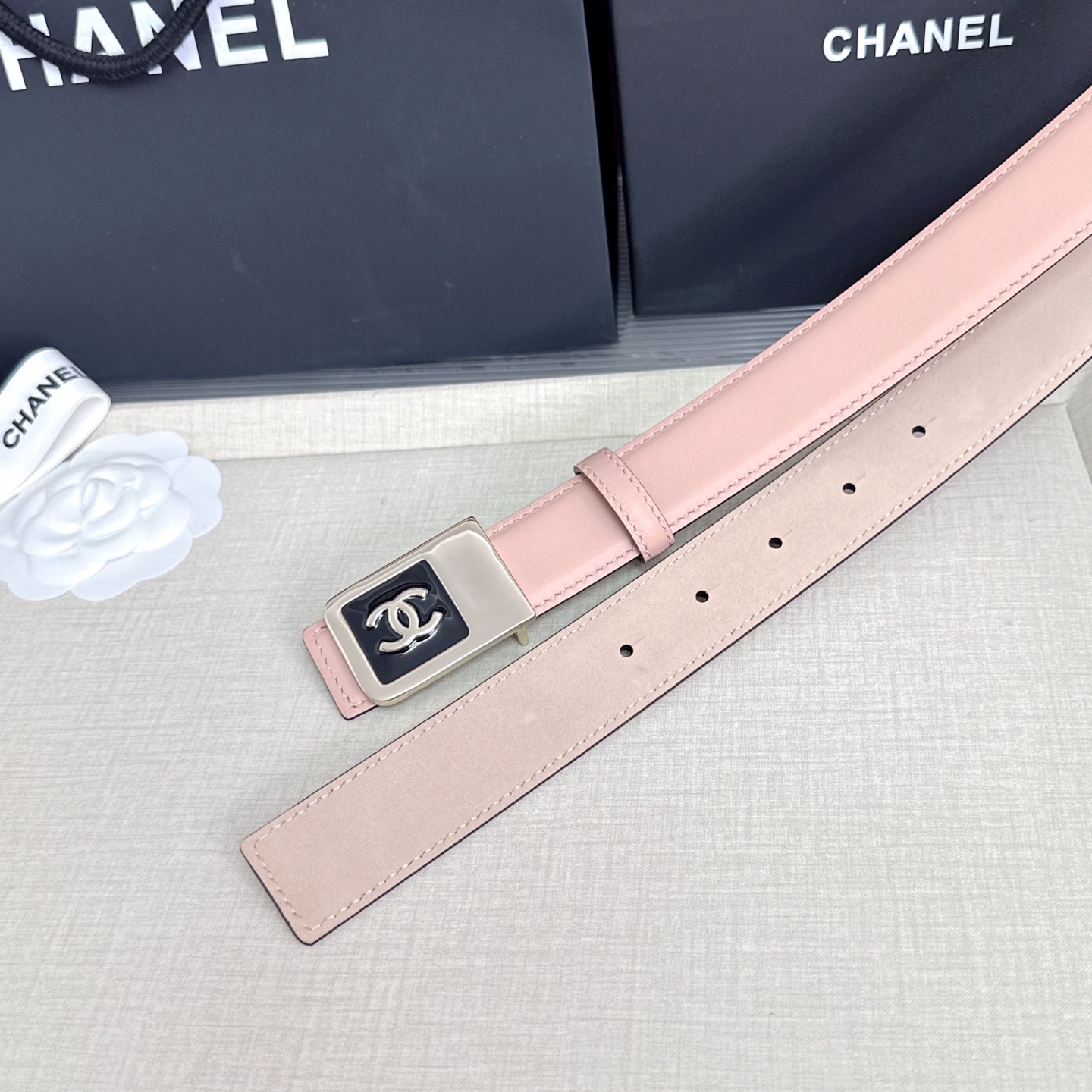 💥💥💥CHANEL3.0cm香奈儿腰带，头层牛皮，长度：75.80.85.90.95.100.105.1