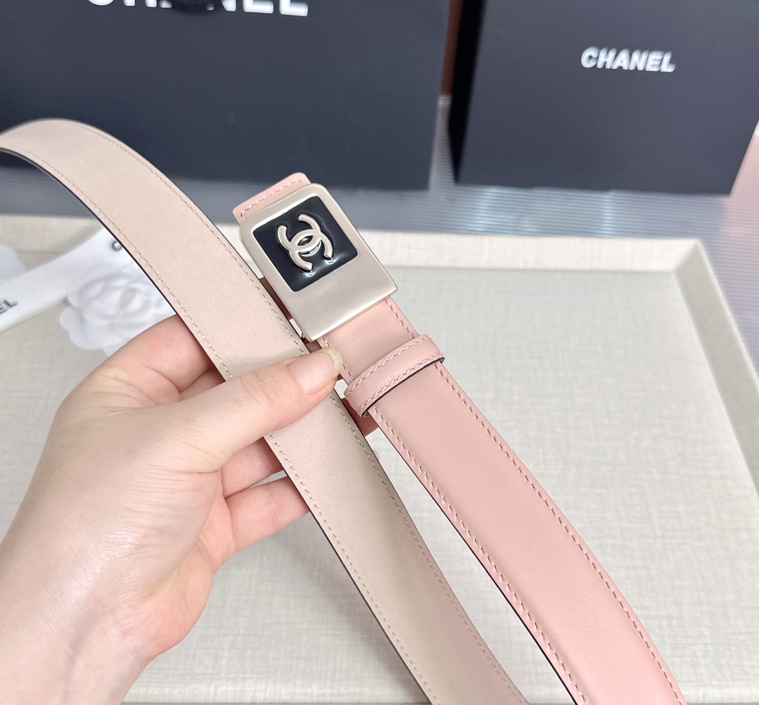 💥💥💥CHANEL3.0cm香奈儿腰带，头层牛皮，长度：75.80.85.90.95.100.105.1