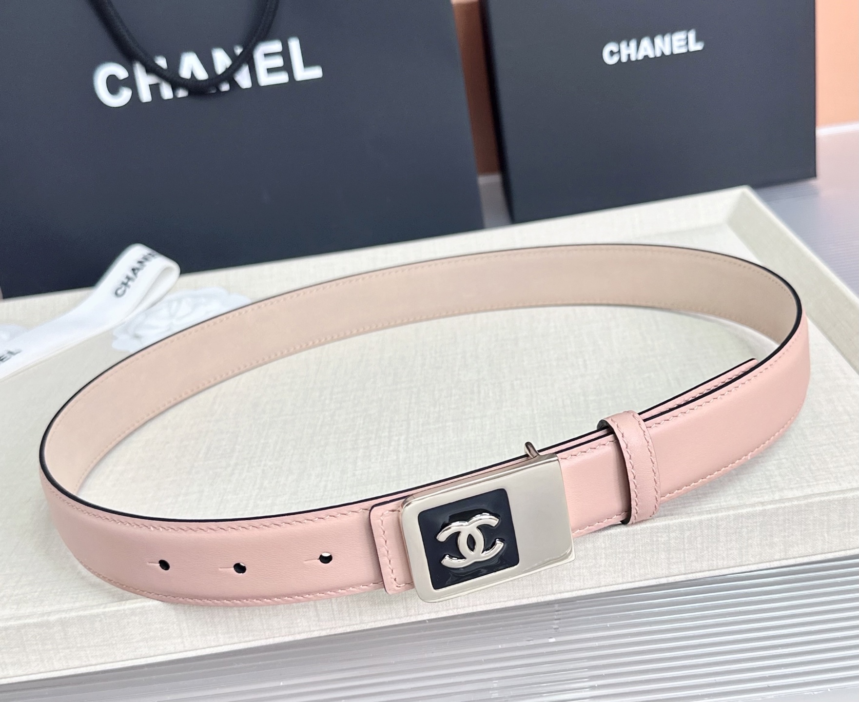 💥💥💥CHANEL3.0cm香奈儿腰带，头层牛皮，长度：75.80.85.90.95.100.105.1