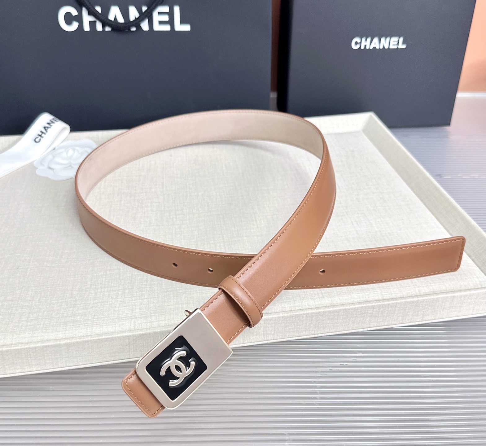 💥💥💥CHANEL3.0cm香奈儿腰带，头层牛皮，长度：75.80.85.90.95.100.105.1
