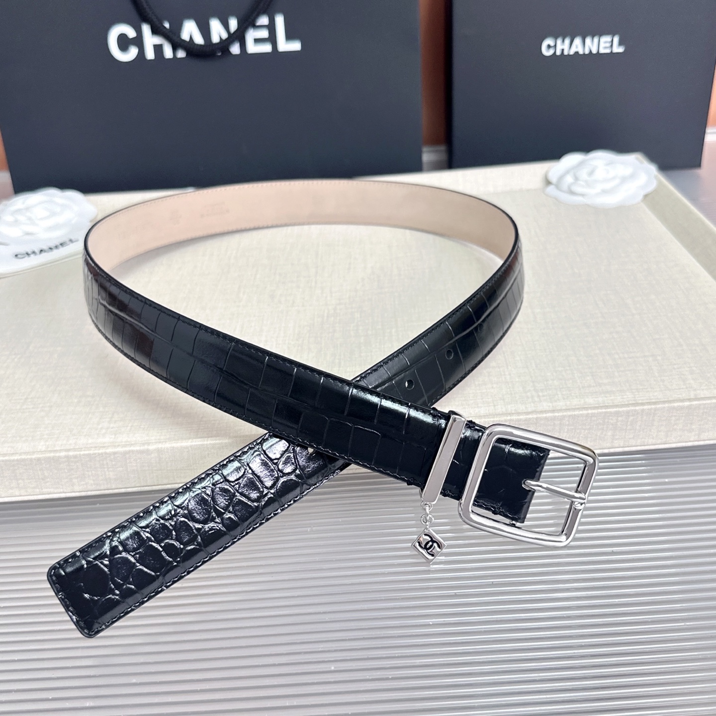 💥💥💥CHANEL3.0cm香奈儿腰带，头层牛皮，长度：75.80.85.90.95.100.105.110欧，