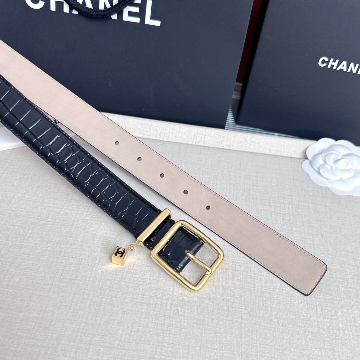 💥💥💥CHANEL3.0cm香奈儿腰带，头层牛皮，长度：75.80.85.90.95.100.105.110欧，