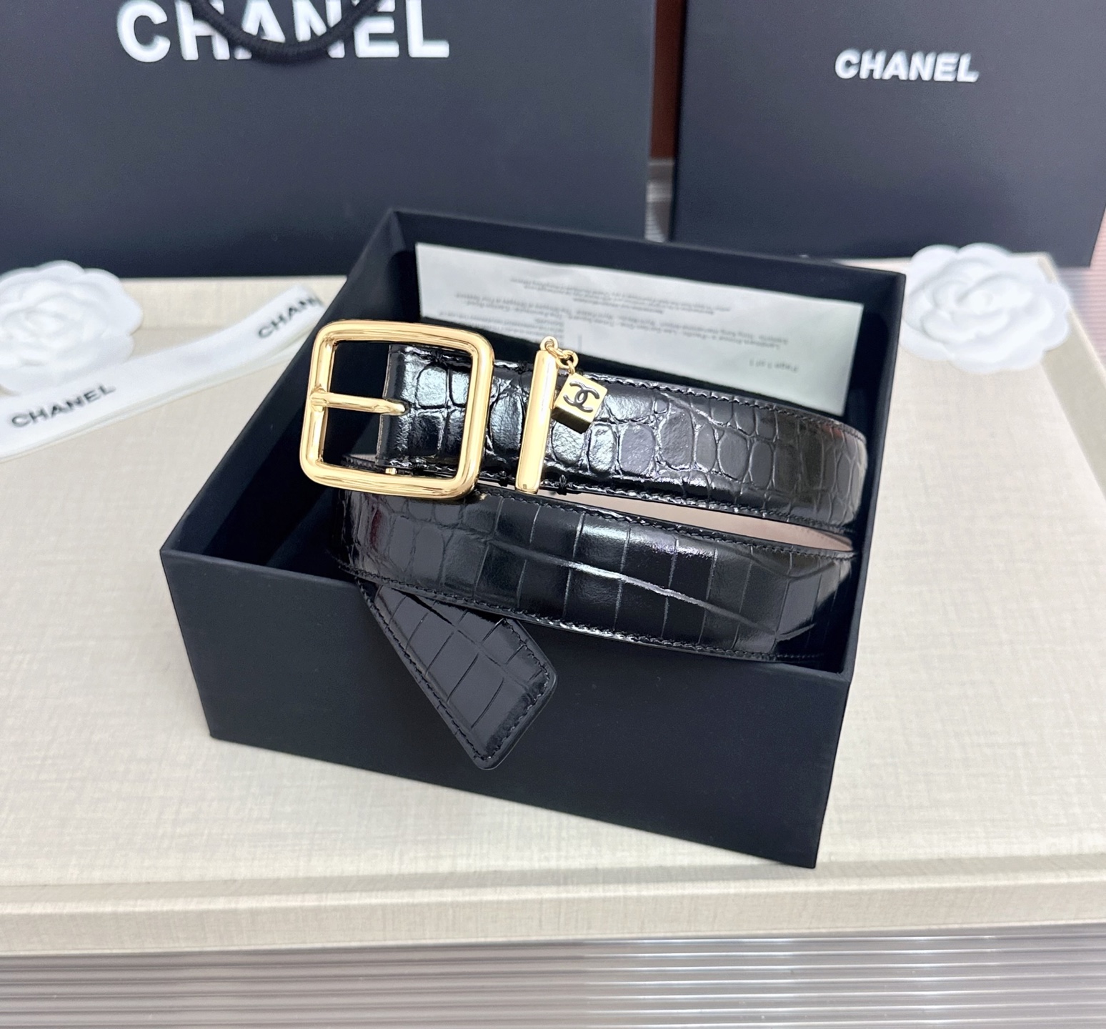 💥💥💥CHANEL3.0cm香奈儿腰带，头层牛皮，长度：75.80.85.90.95.100.105.110欧，