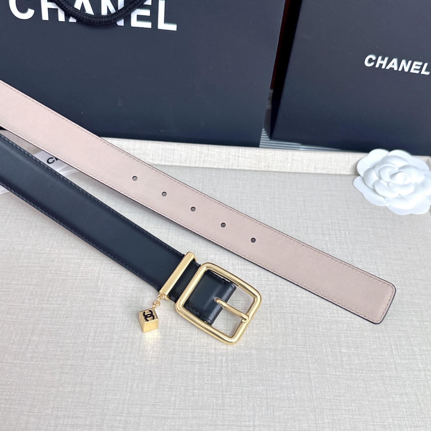 💥💥💥CHANEL3.0cm香奈儿腰带，头层牛皮，长度：75.80.85.90.95.100.105.110欧，