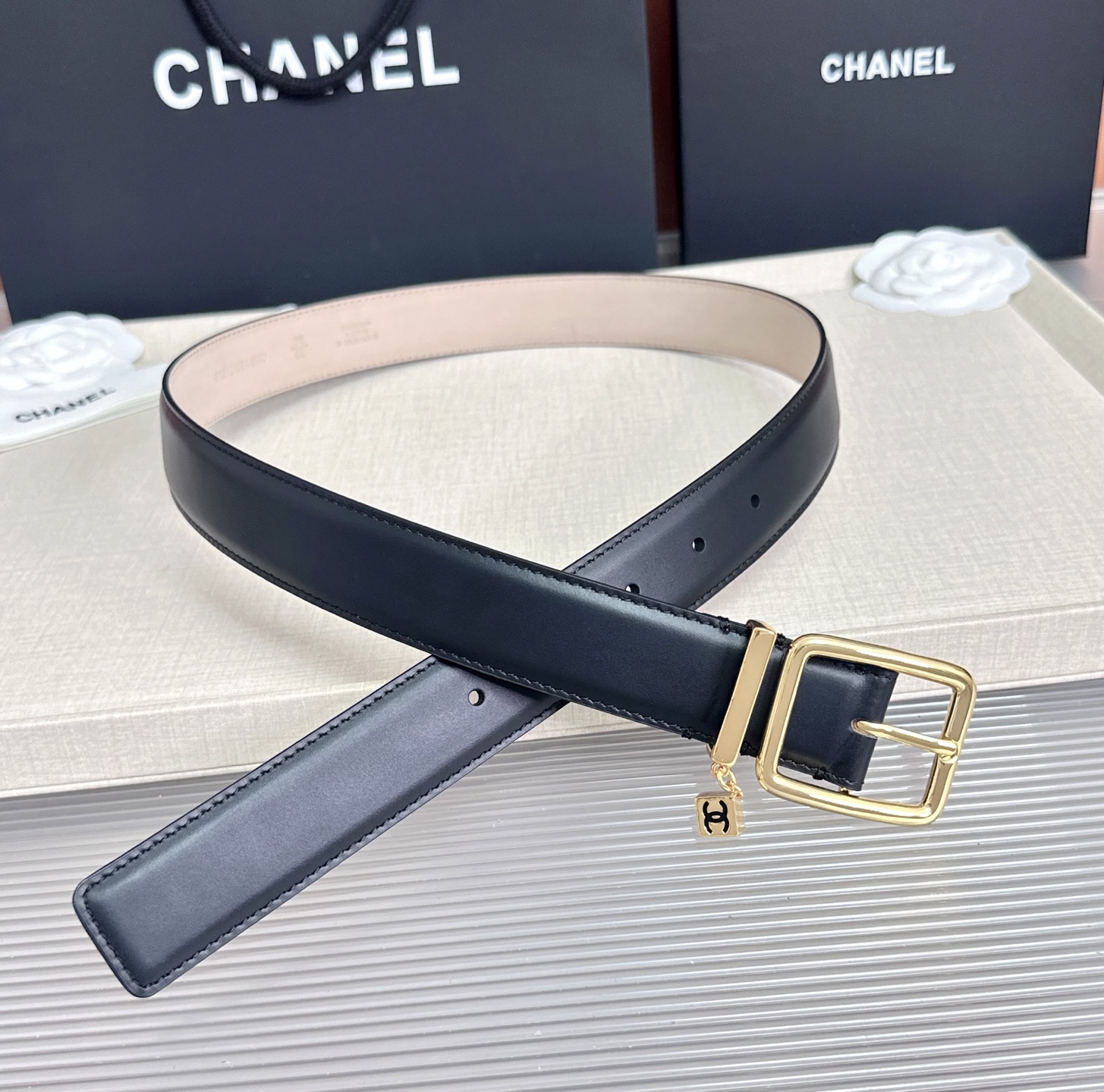 💥💥💥CHANEL3.0cm香奈儿腰带，头层牛皮，长度：75.80.85.90.95.100.105.110欧，