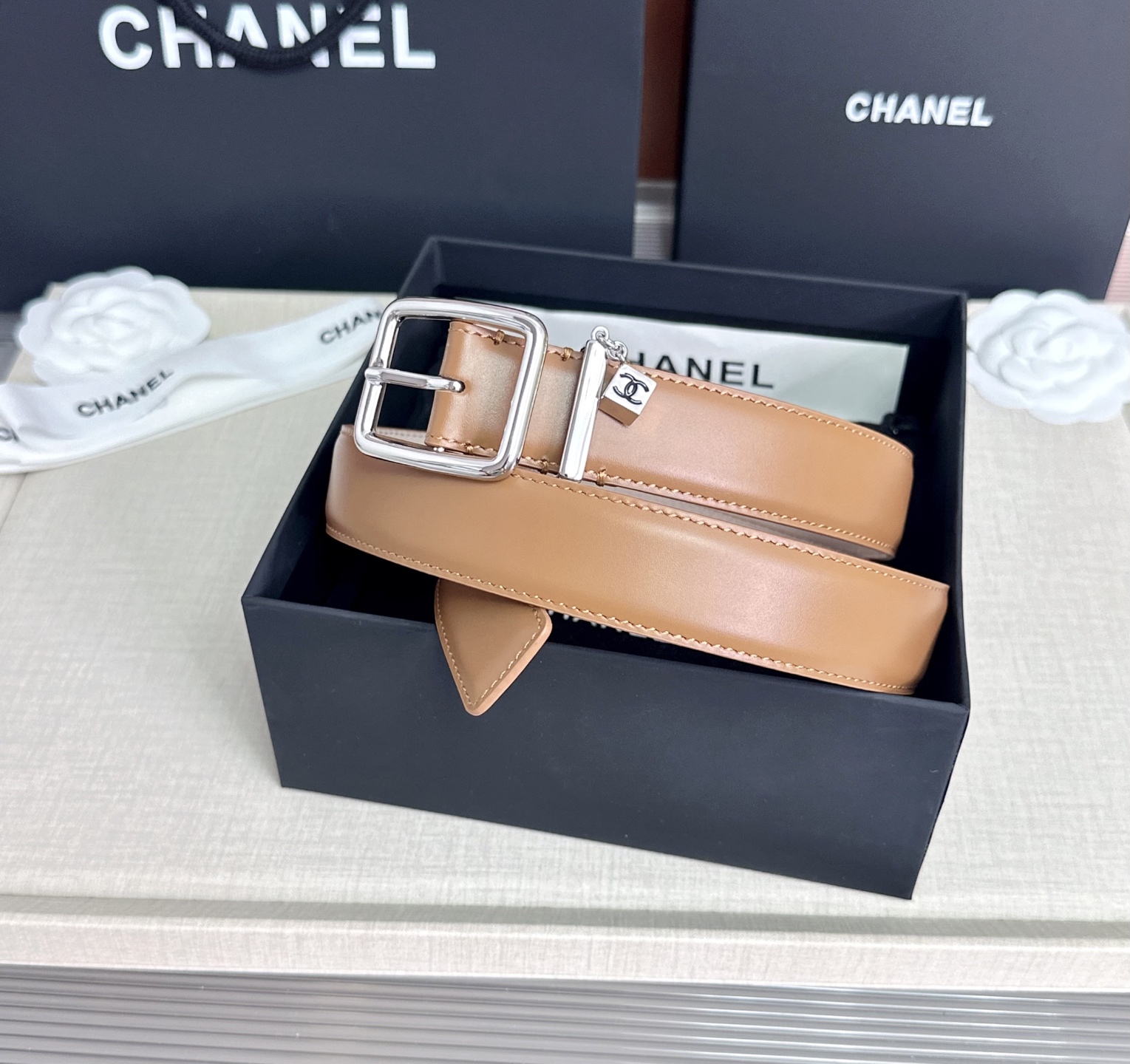 💥💥💥CHANEL3.0cm香奈儿腰带，头层牛皮，长度：75.80.85.90.95.100.105.110欧，