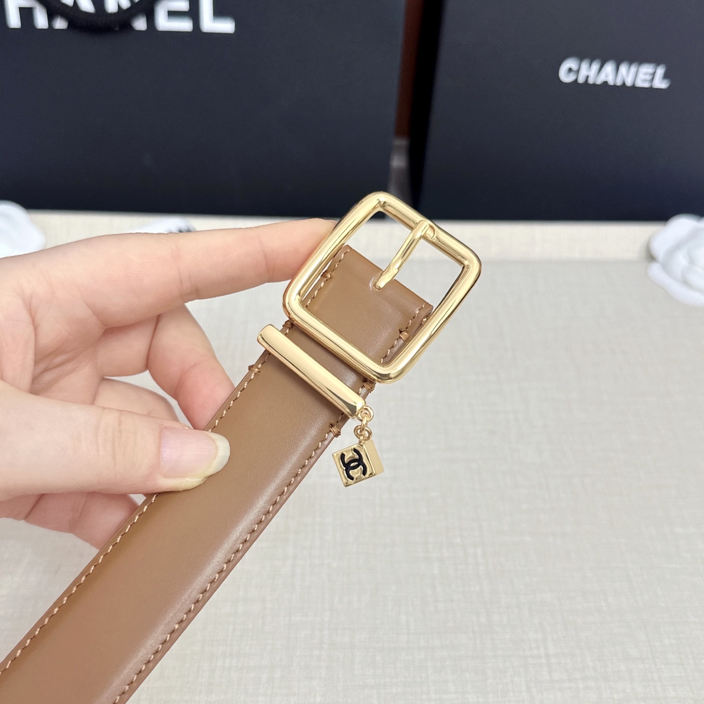 💥💥💥CHANEL3.0cm香奈儿腰带，头层牛皮，长度：75.80.85.90.95.100.105.110欧，