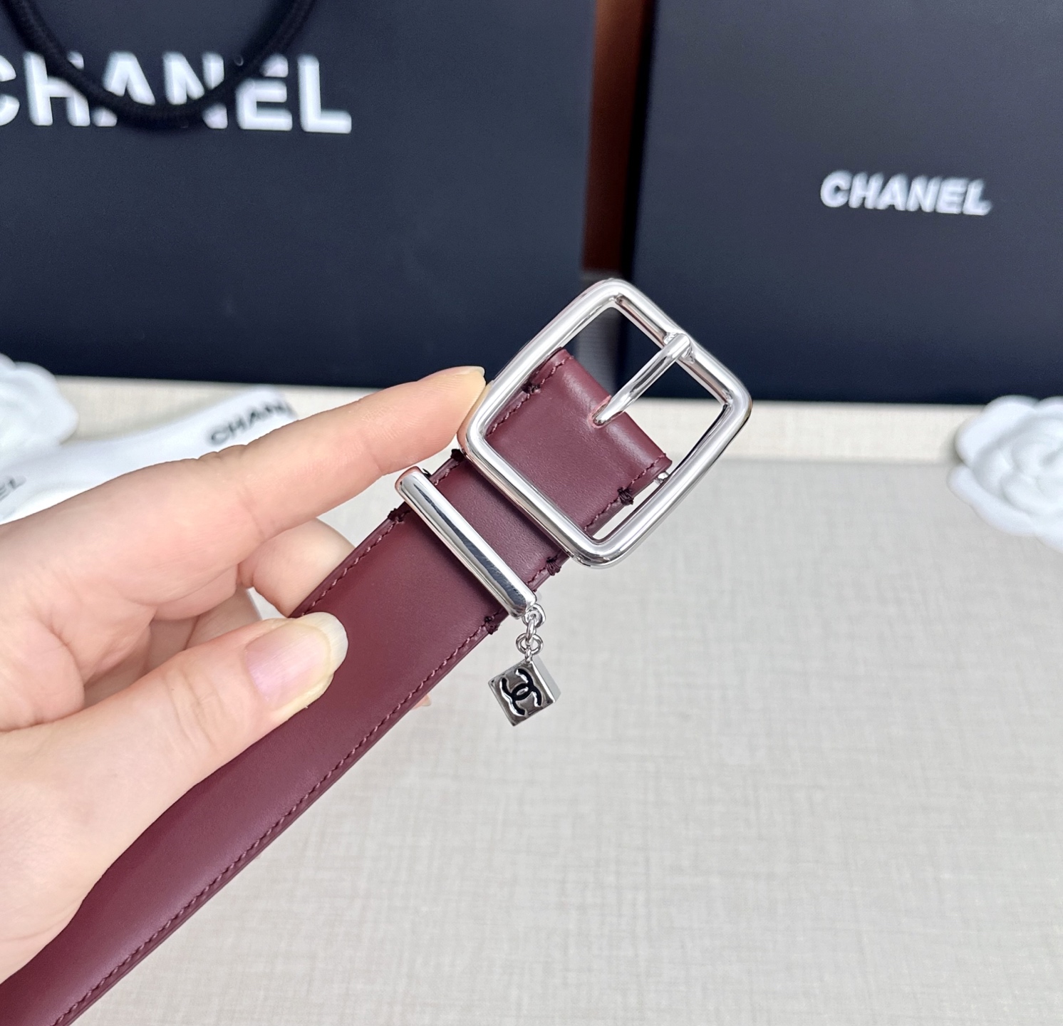 💥💥💥CHANEL3.0cm香奈儿腰带，头层牛皮，长度：75.80.85.90.95.100.105.110欧，