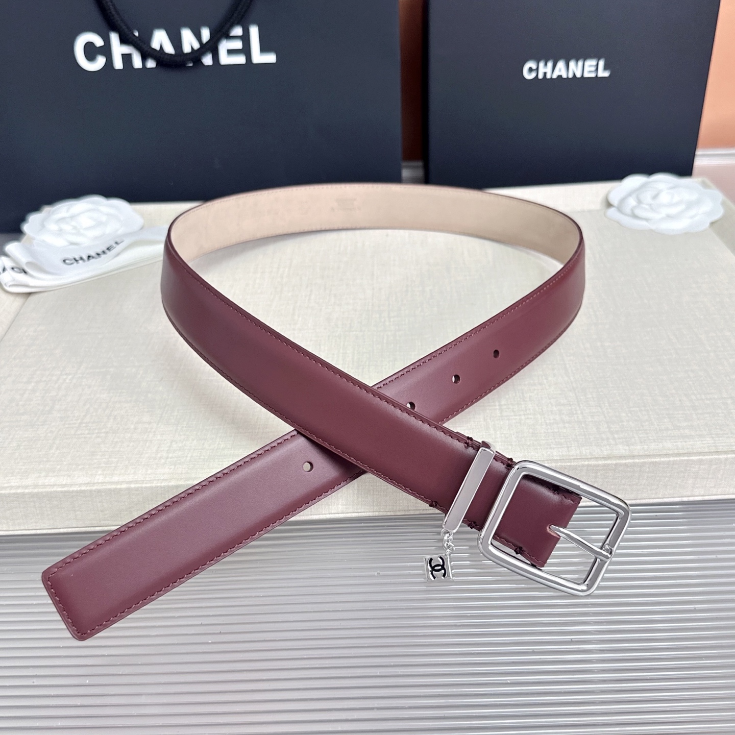 💥💥💥CHANEL3.0cm香奈儿腰带，头层牛皮，长度：75.80.85.90.95.100.105.110欧，