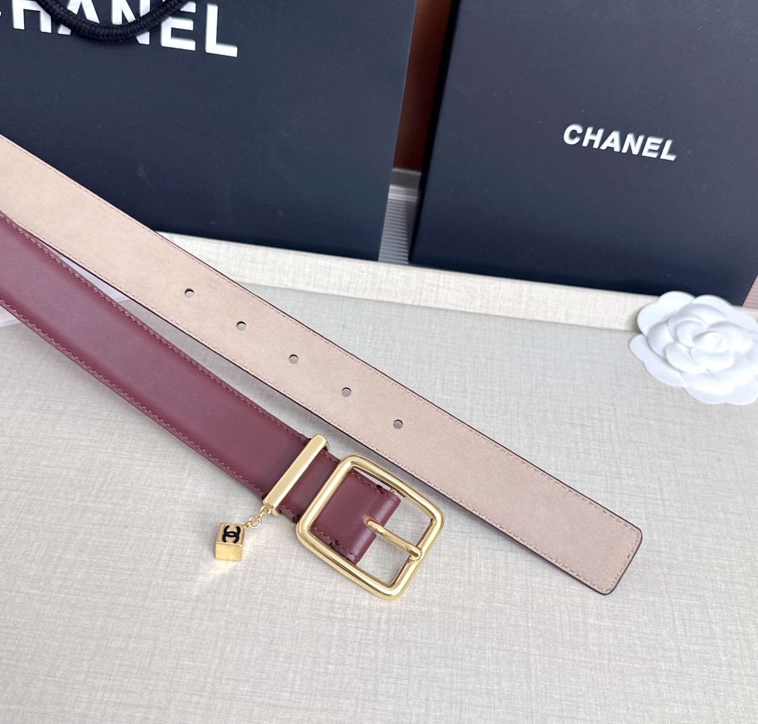 💥💥💥CHANEL3.0cm香奈儿腰带，头层牛皮，长度：75.80.85.90.95.100.105.110欧，