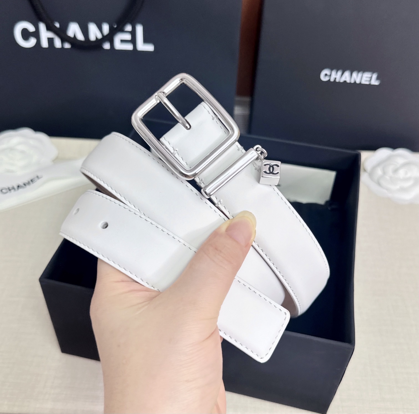 💥💥💥CHANEL3.0cm香奈儿腰带，头层牛皮，长度：75.80.85.90.95.100.105.110欧，