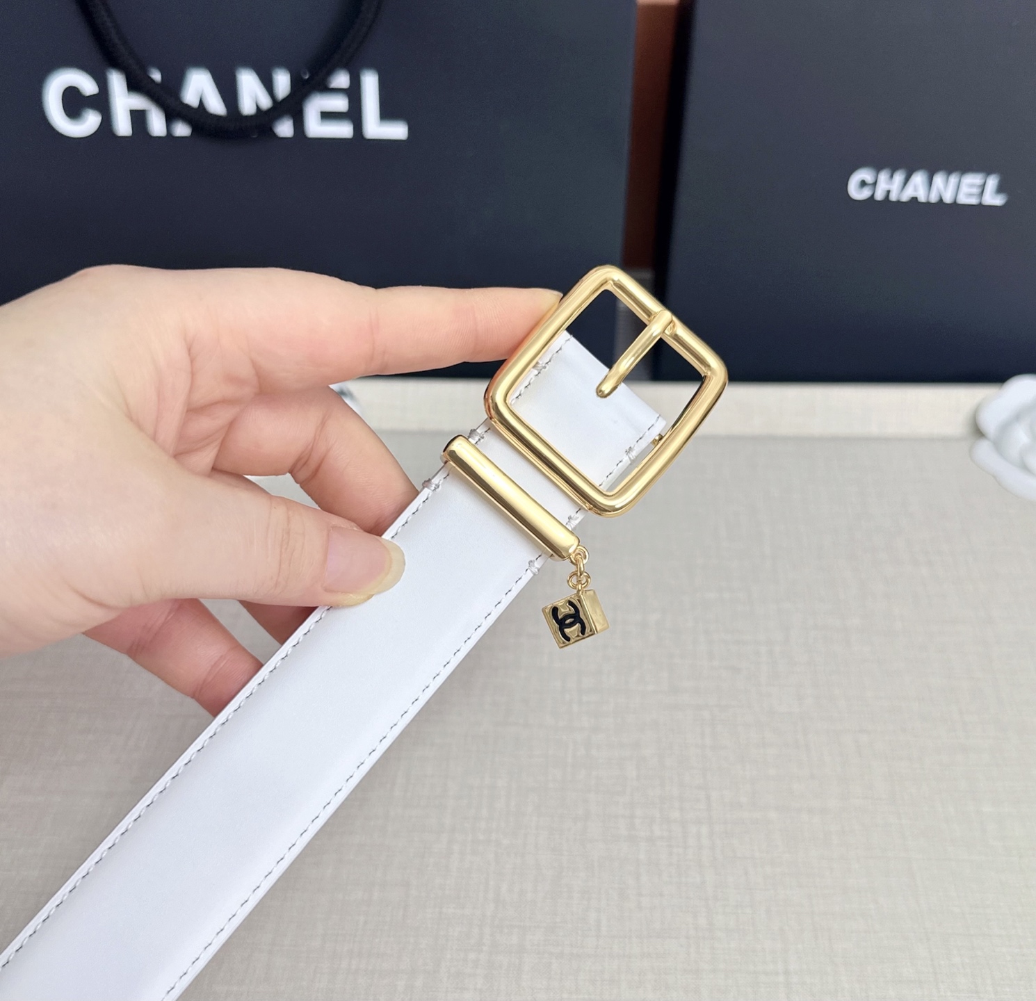 💥💥💥CHANEL3.0cm香奈儿腰带，头层牛皮，长度：75.80.85.90.95.100.105.110欧，