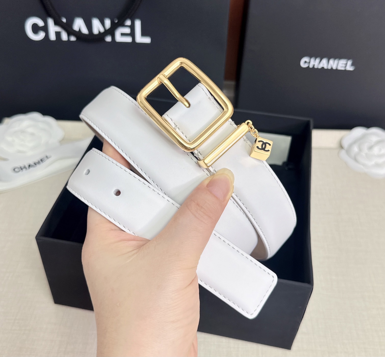 💥💥💥CHANEL3.0cm香奈儿腰带，头层牛皮，长度：75.80.85.90.95.100.105.110欧，