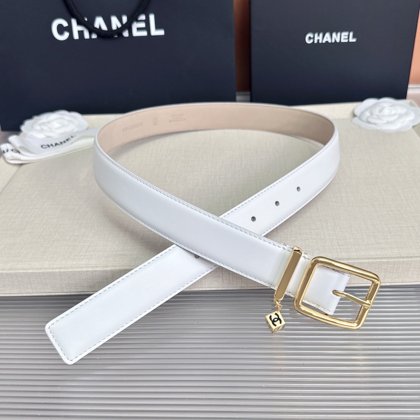 💥💥💥CHANEL3.0cm香奈儿腰带，头层牛皮，长度：75.80.85.90.95.100.105.110欧，