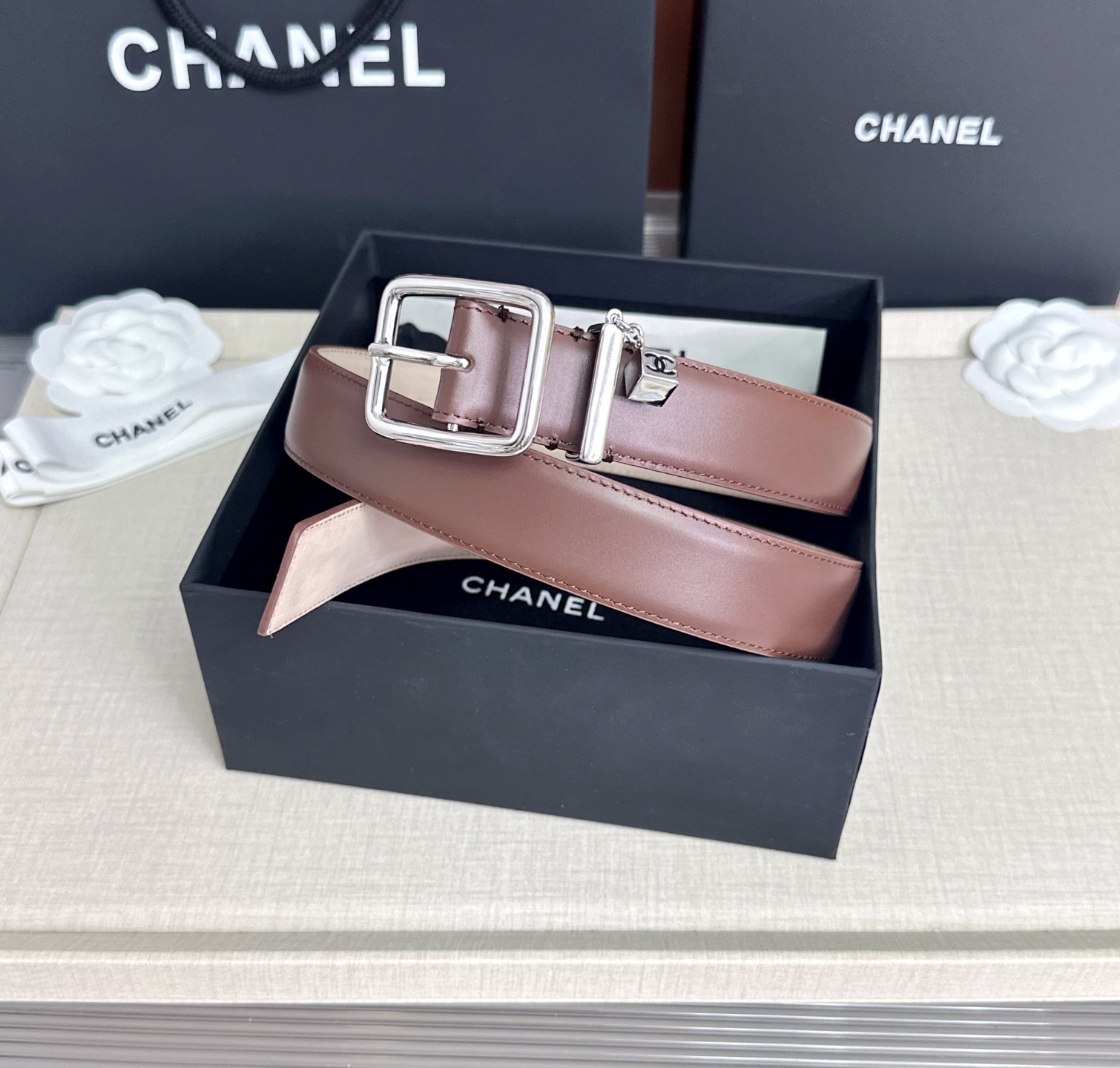 💥💥💥CHANEL3.0cm香奈儿腰带，头层牛皮，长度：75.80.85.90.95.100.105.110欧，