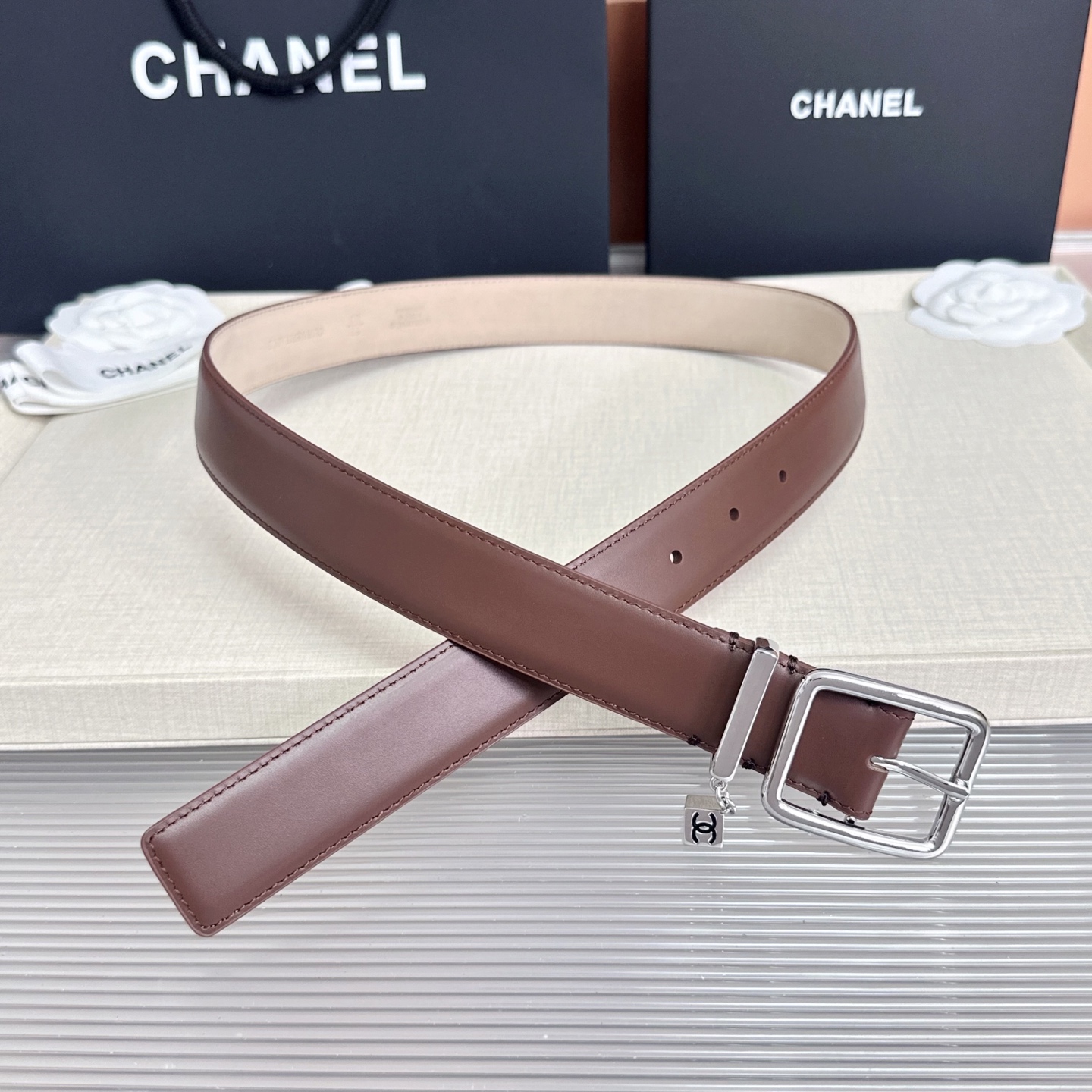 💥💥💥CHANEL3.0cm香奈儿腰带，头层牛皮，长度：75.80.85.90.95.100.105.110欧，