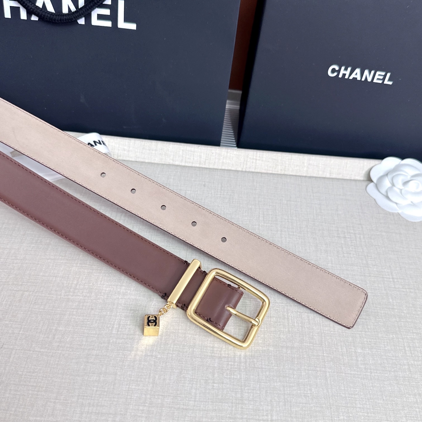 💥💥💥CHANEL3.0cm香奈儿腰带，头层牛皮，长度：75.80.85.90.95.100.105.110欧，