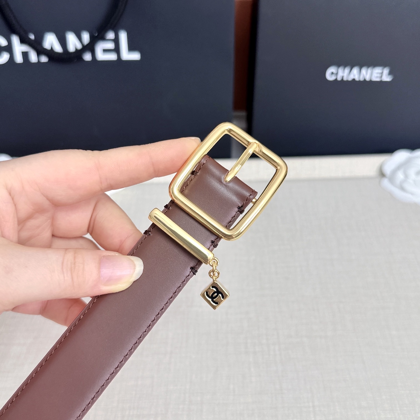 💥💥💥CHANEL3.0cm香奈儿腰带，头层牛皮，长度：75.80.85.90.95.100.105.110欧，