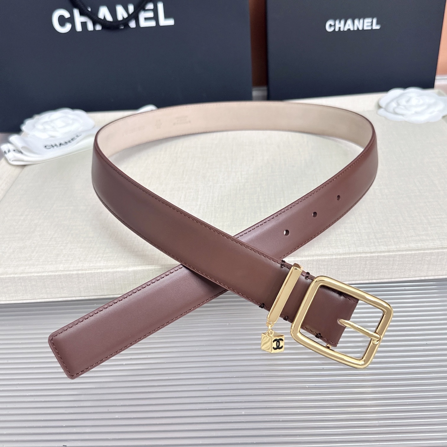 💥💥💥CHANEL3.0cm香奈儿腰带，头层牛皮，长度：75.80.85.90.95.100.105.110欧，