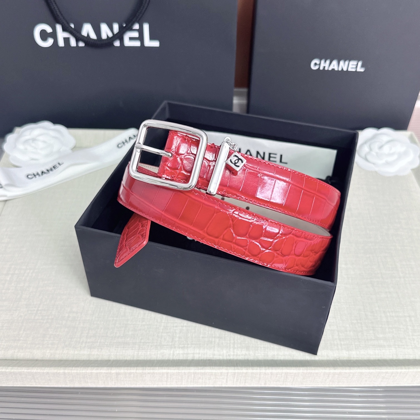 💥💥💥CHANEL3.0cm香奈儿腰带，头层牛皮，长度：75.80.85.90.95.100.105.110欧，