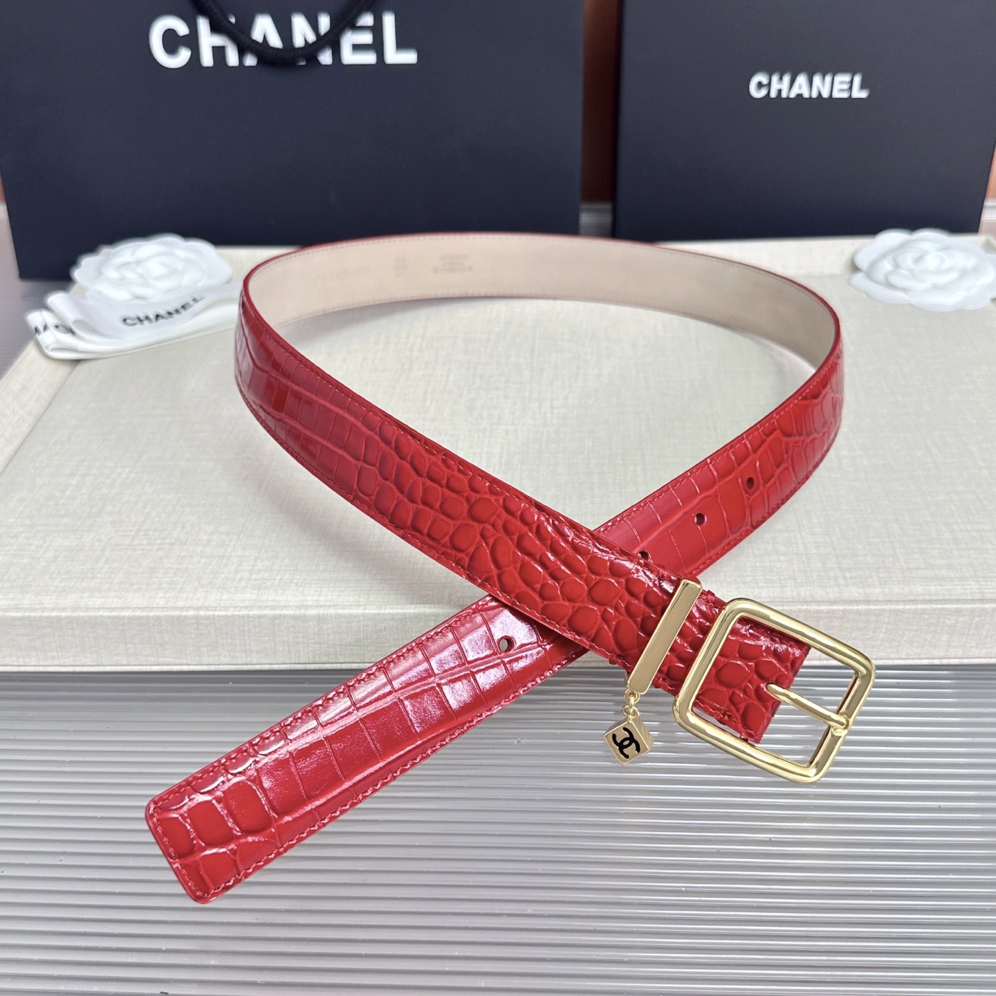 💥💥💥CHANEL3.0cm香奈儿腰带，头层牛皮，长度：75.80.85.90.95.100.105.110欧，