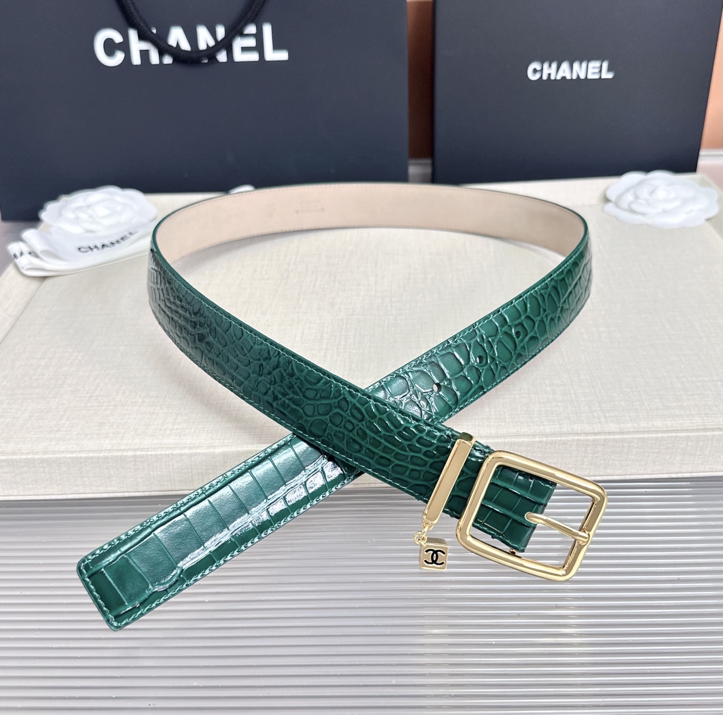 💥💥💥CHANEL3.0cm香奈儿腰带，头层牛皮，长度：75.80.85.90.95.100.105.110欧，