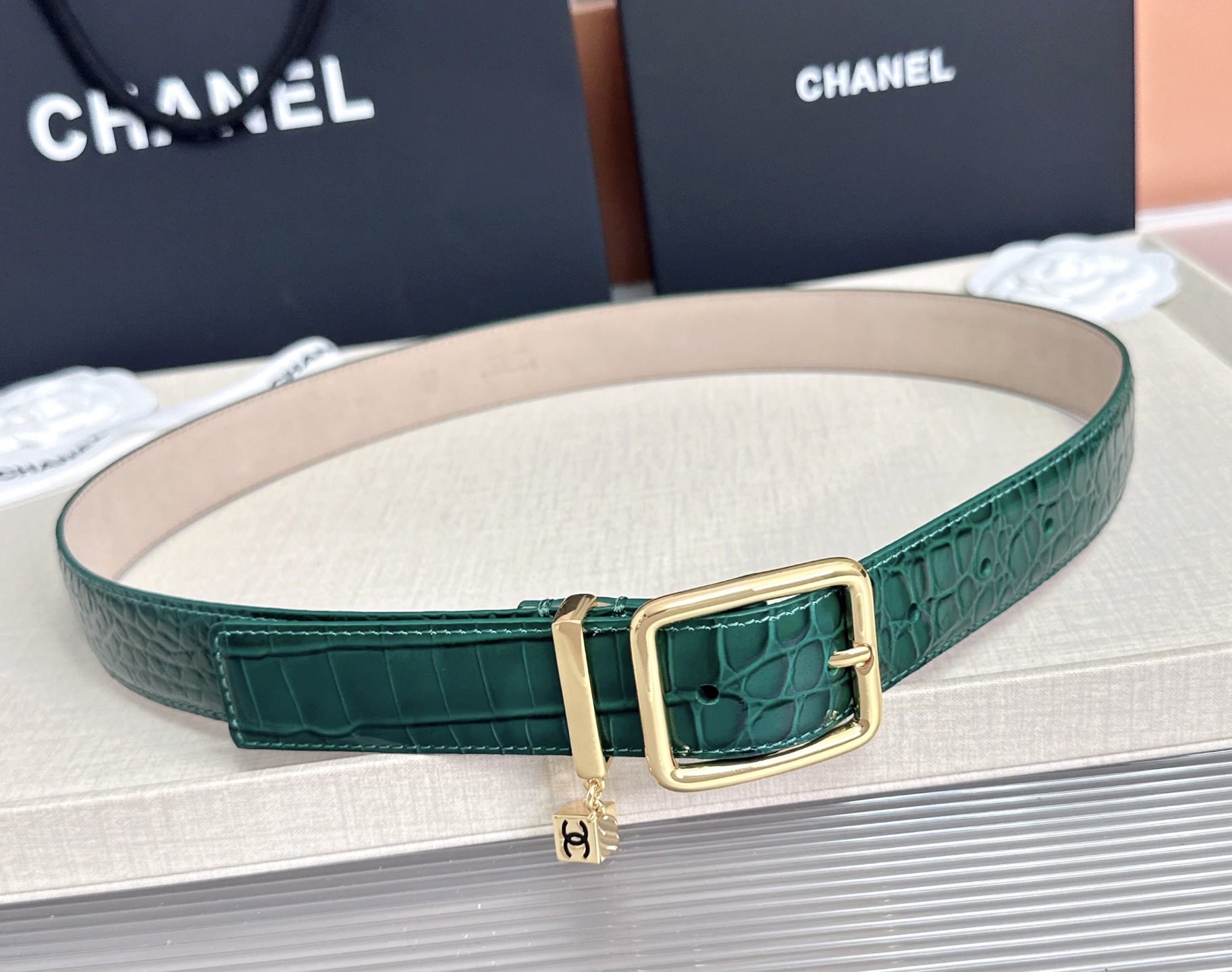 💥💥💥CHANEL3.0cm香奈儿腰带，头层牛皮，长度：75.80.85.90.95.100.105.110欧，