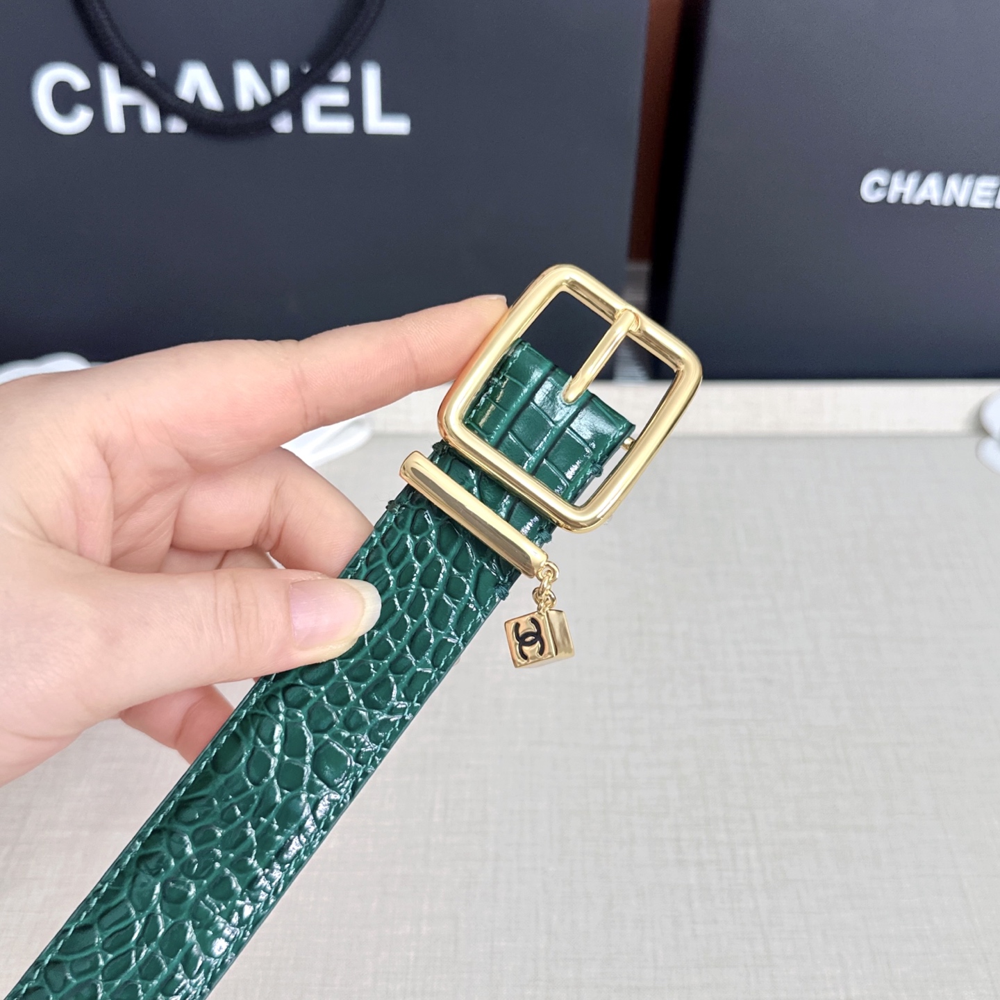 💥💥💥CHANEL3.0cm香奈儿腰带，头层牛皮，长度：75.80.85.90.95.100.105.110欧，