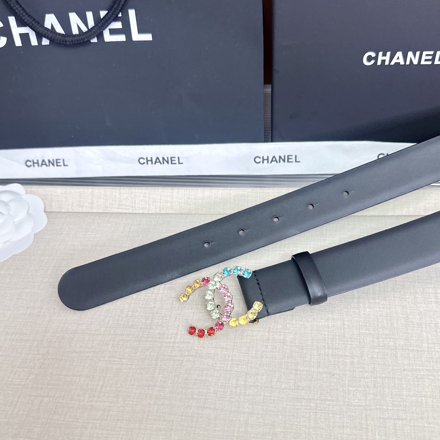 💥💥💥CHANEL3.0cm香奈儿腰带，头层牛皮，长度：75.80.85.90.95.100.105.欧