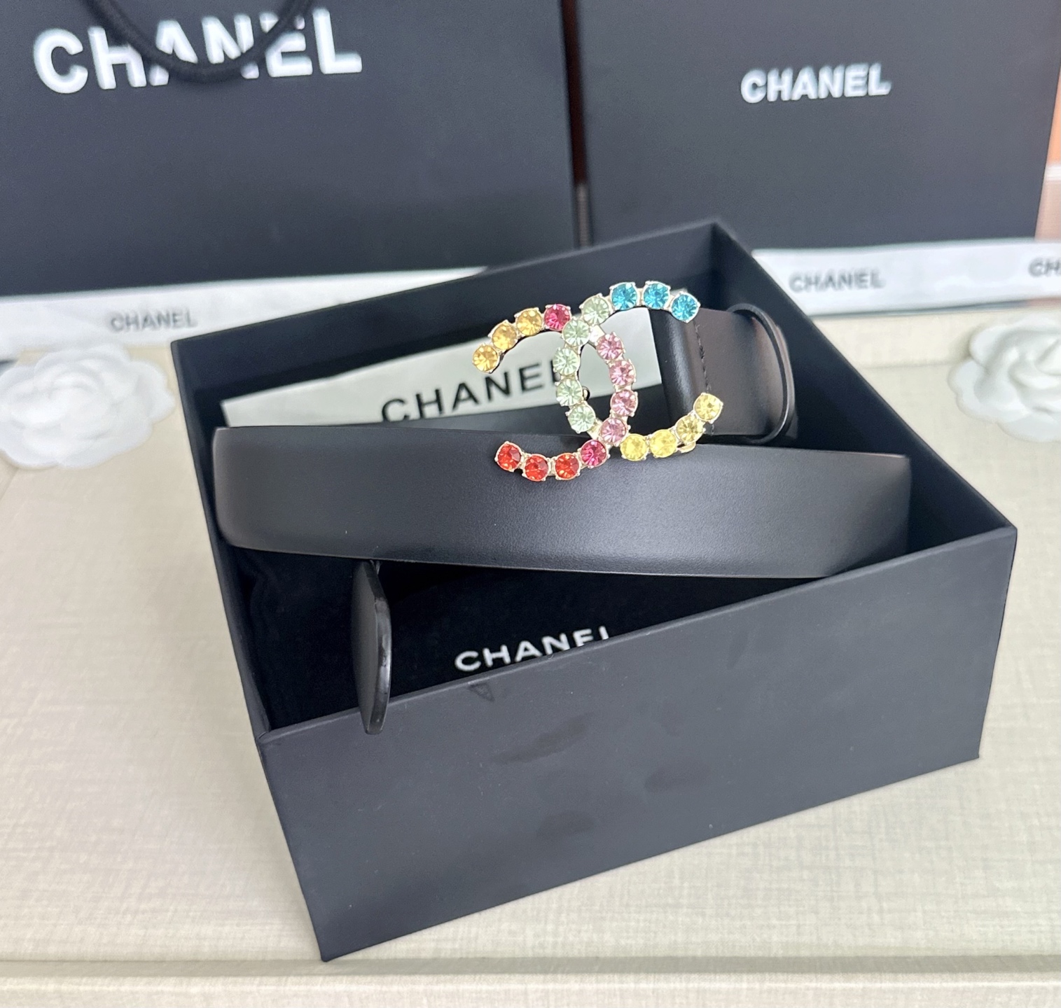 💥💥💥CHANEL3.0cm香奈儿腰带，头层牛皮，长度：75.80.85.90.95.100.105.欧