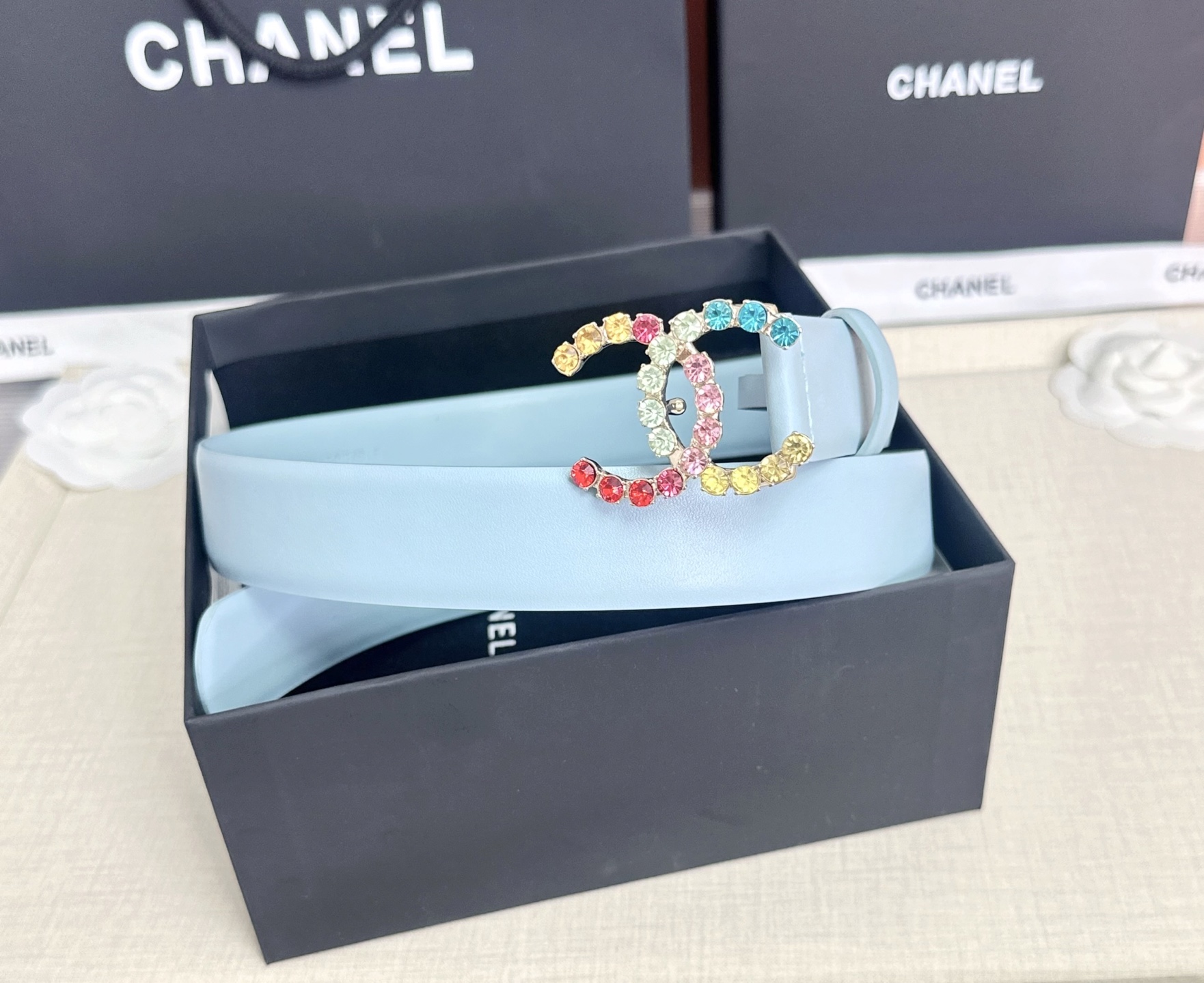 💥💥💥CHANEL3.0cm香奈儿腰带，头层牛皮，长度：75.80.85.90.95.100.105.欧