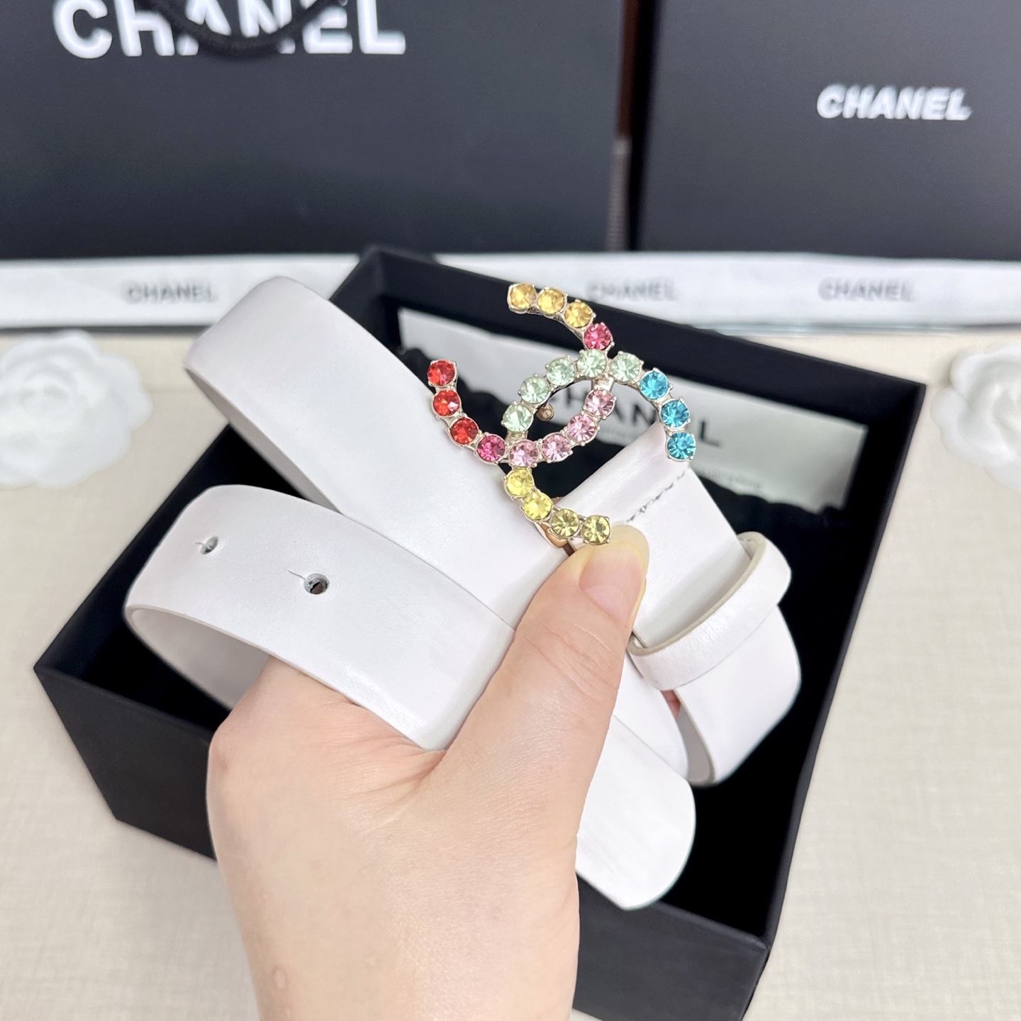 💥💥💥CHANEL3.0cm香奈儿腰带，头层牛皮，长度：75.80.85.90.95.100.105.欧
