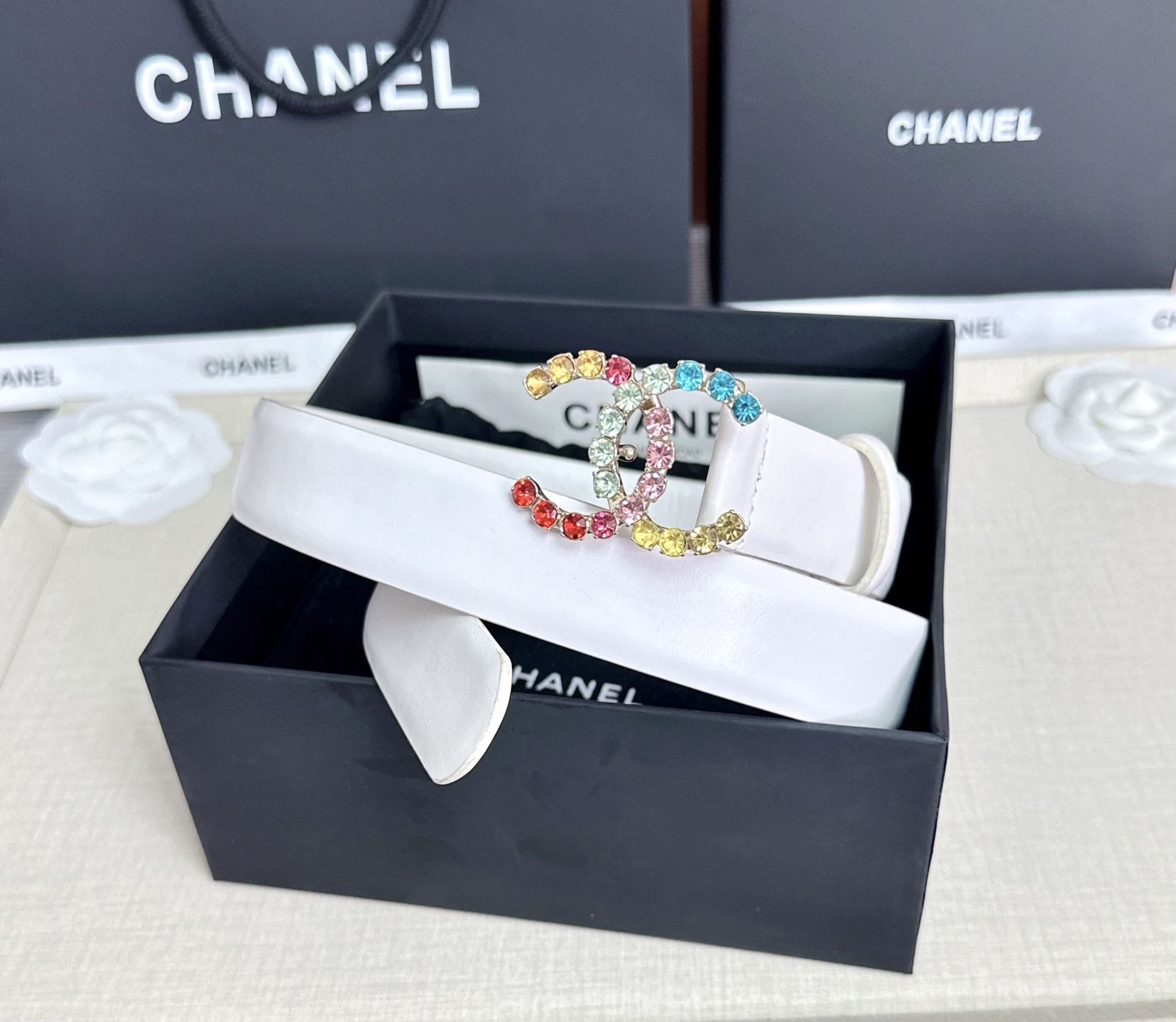 💥💥💥CHANEL3.0cm香奈儿腰带，头层牛皮，长度：75.80.85.90.95.100.105.欧