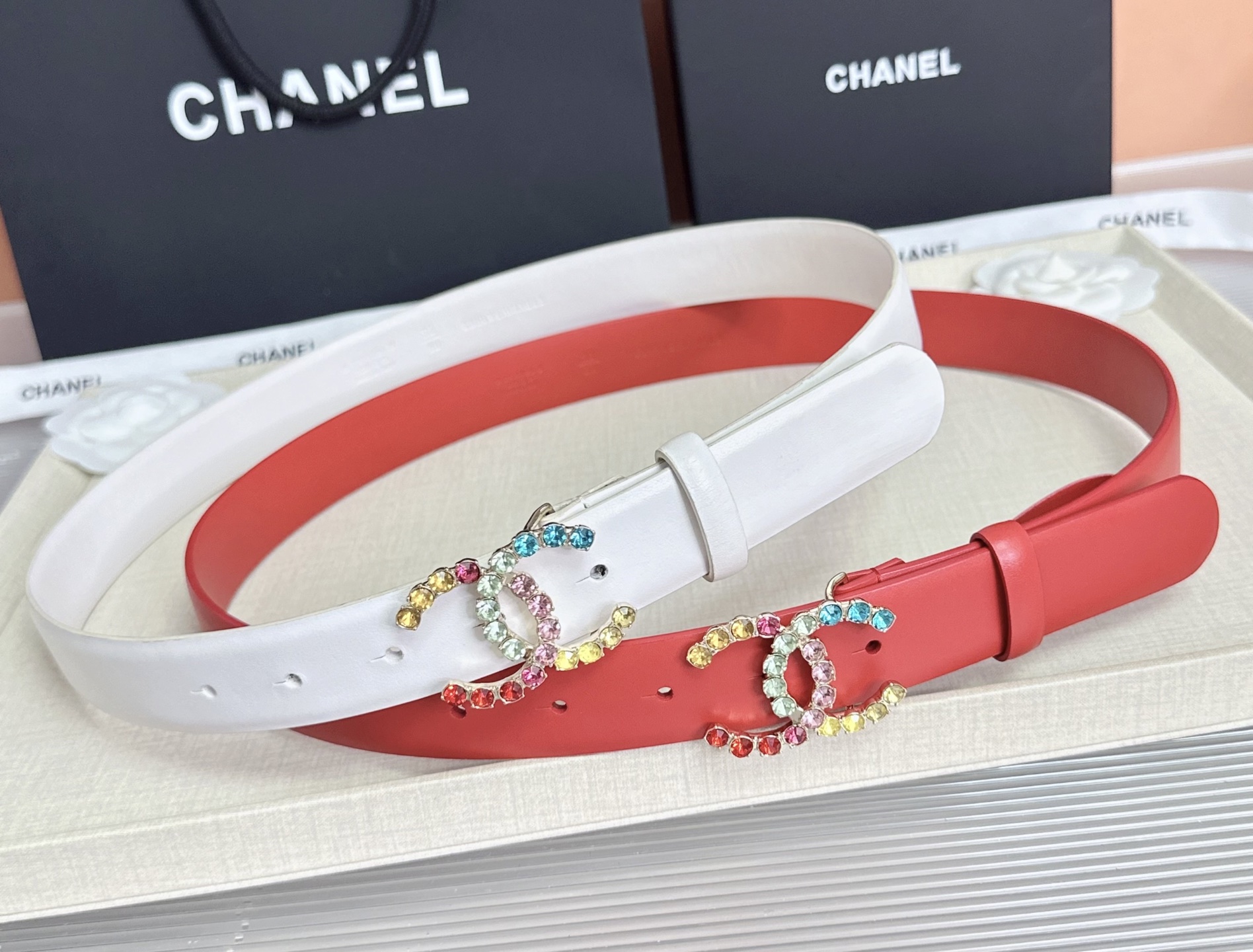💥💥💥CHANEL3.0cm香奈儿腰带，头层牛皮，长度：75.80.85.90.95.100.105.欧