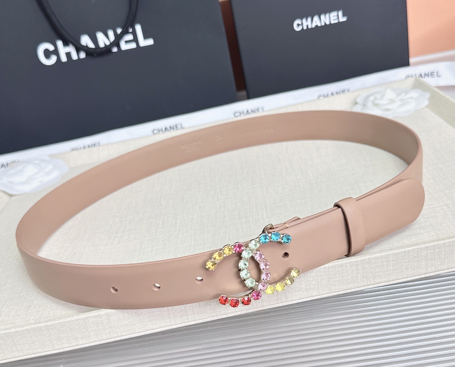 💥💥💥CHANEL3.0cm香奈儿腰带，头层牛皮，长度：75.80.85.90.95.100.105.欧