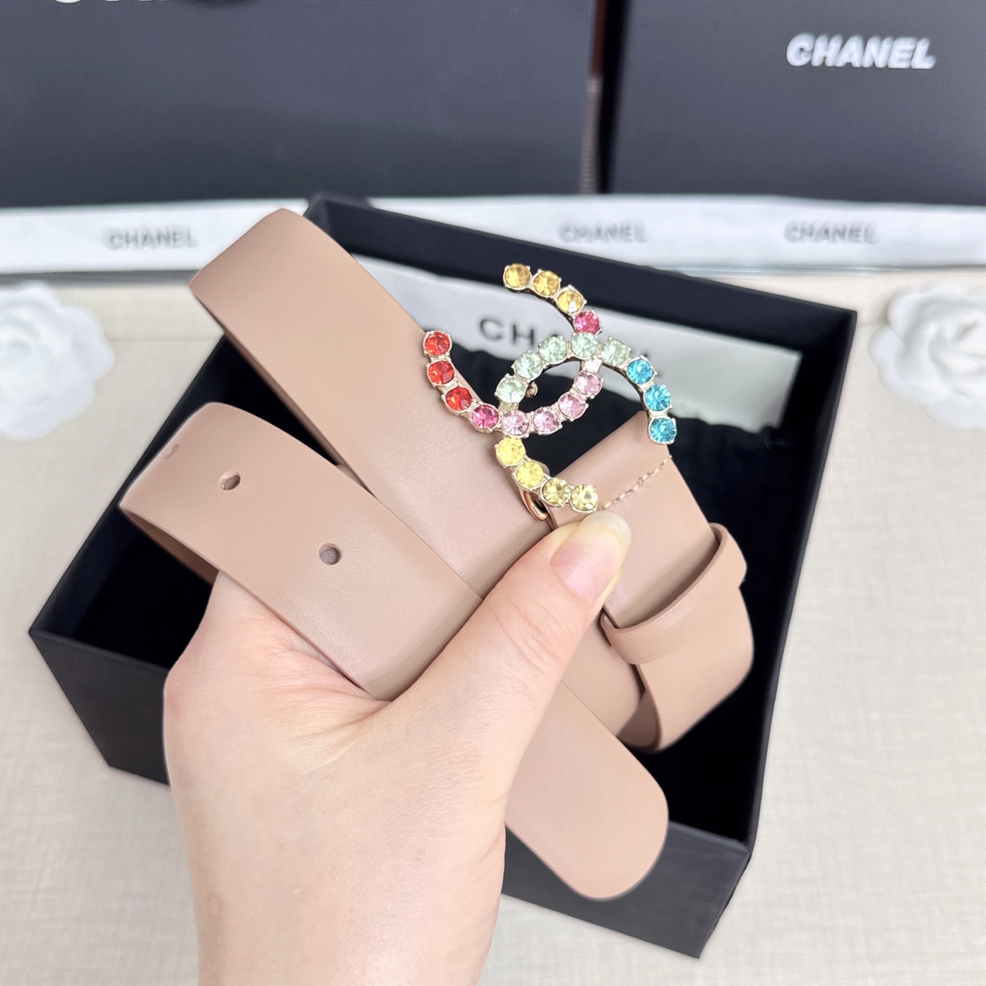 💥💥💥CHANEL3.0cm香奈儿腰带，头层牛皮，长度：75.80.85.90.95.100.105.欧