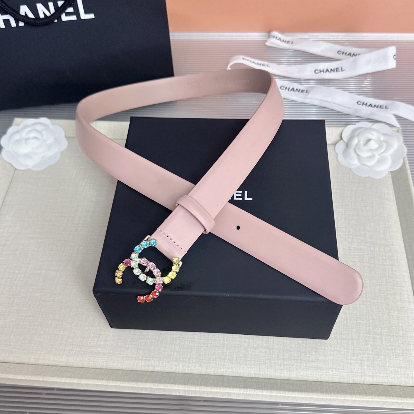 💥💥💥CHANEL3.0cm香奈儿腰带，头层牛皮，长度：75.80.85.90.95.100.105.欧