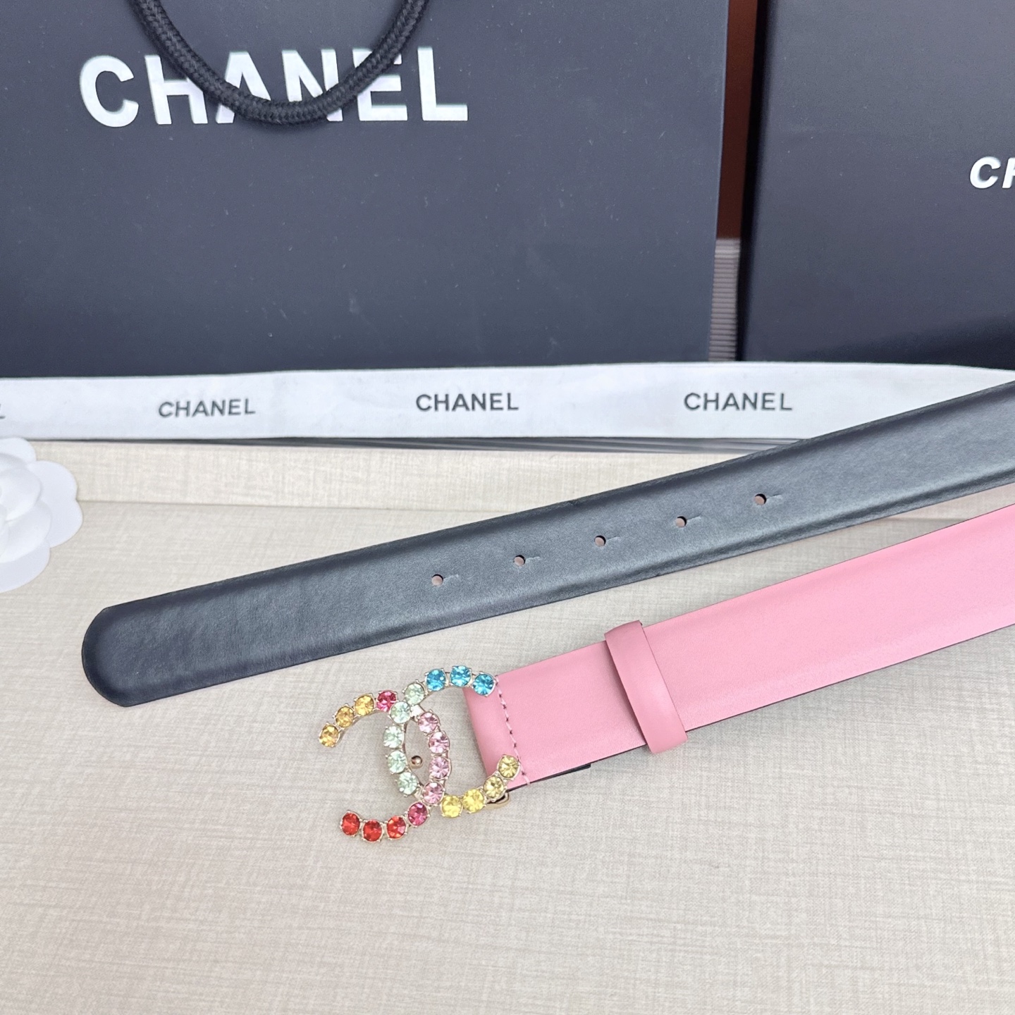 💥💥💥CHANEL3.0cm香奈儿腰带，头层牛皮，长度：75.80.85.90.95.100.105.欧