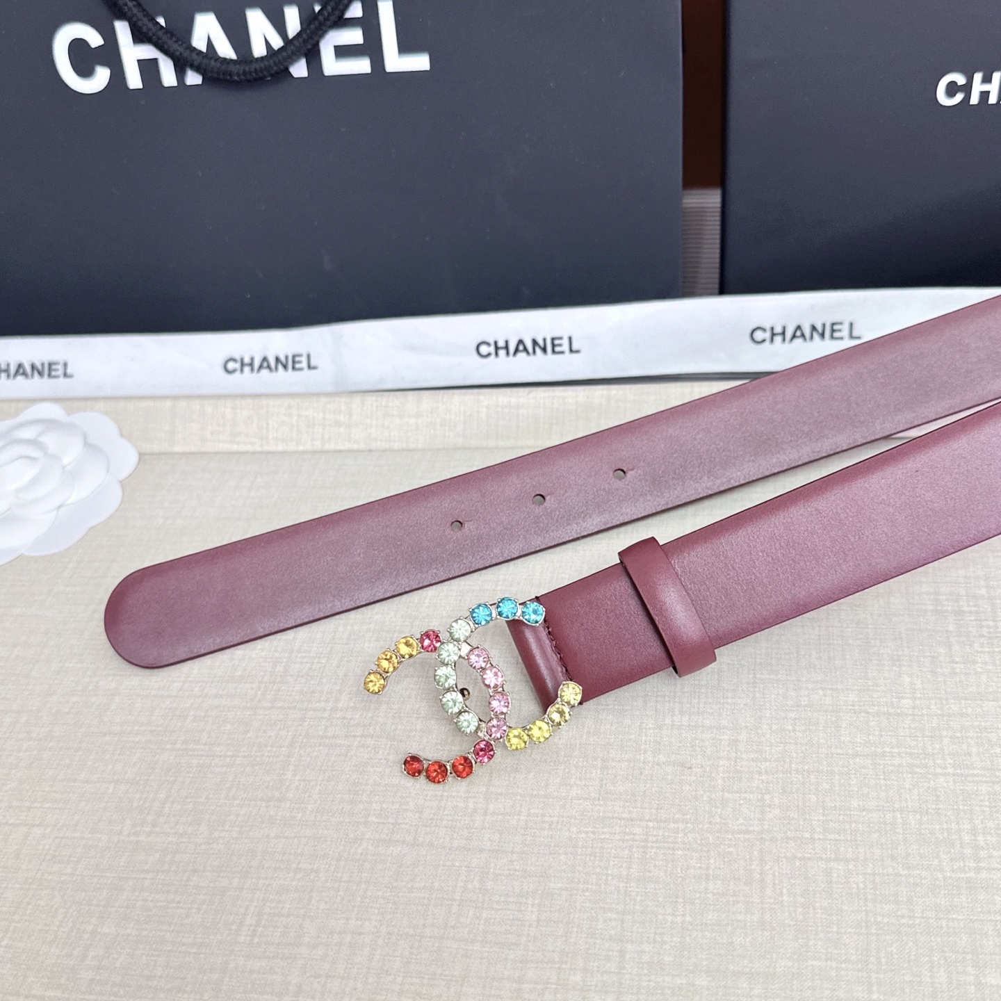 💥💥💥CHANEL3.0cm香奈儿腰带，头层牛皮，长度：75.80.85.90.95.100.105.欧