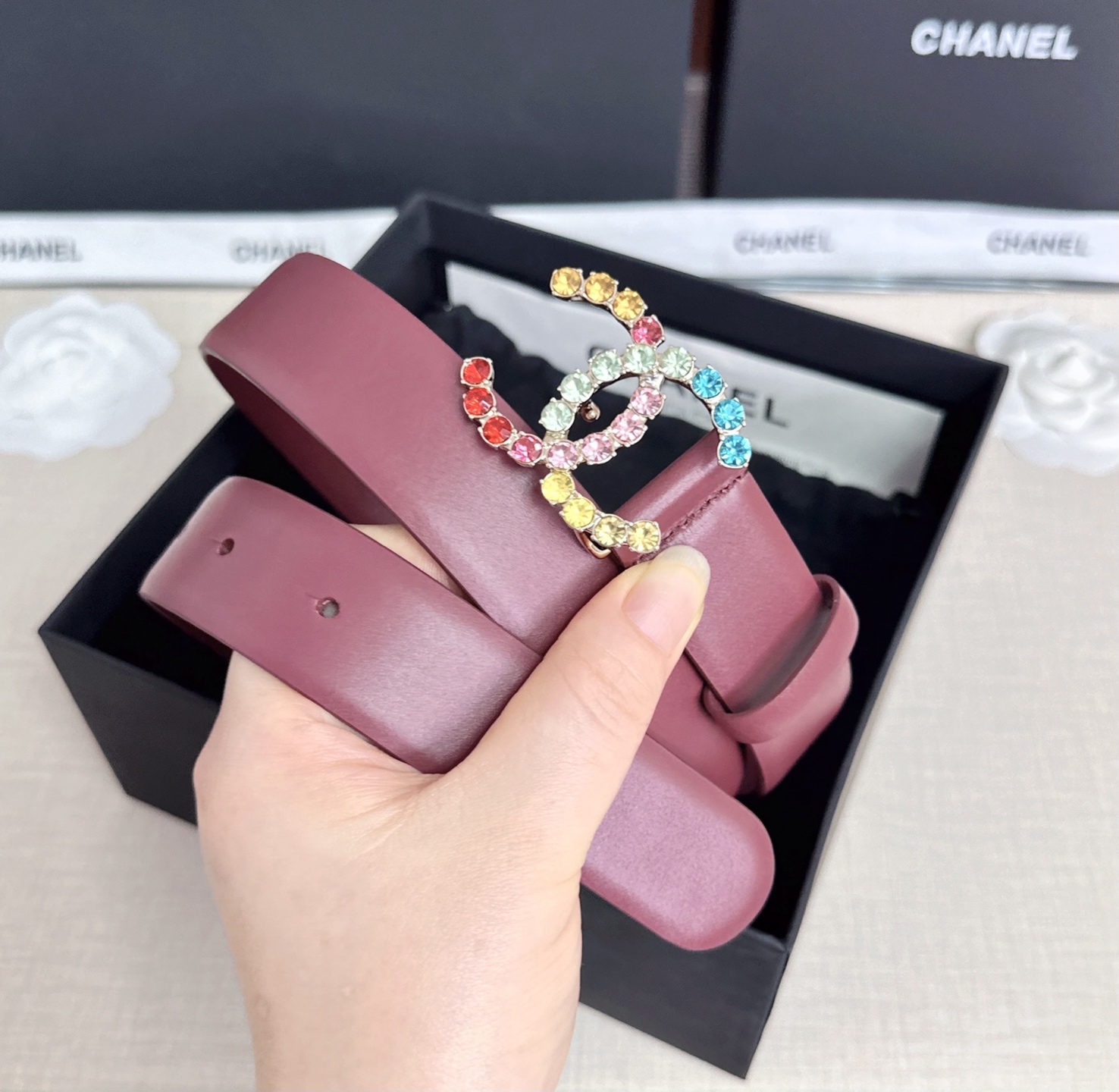 💥💥💥CHANEL3.0cm香奈儿腰带，头层牛皮，长度：75.80.85.90.95.100.105.欧
