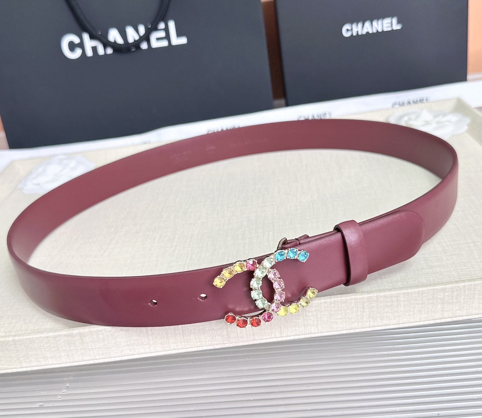 💥💥💥CHANEL3.0cm香奈儿腰带，头层牛皮，长度：75.80.85.90.95.100.105.欧