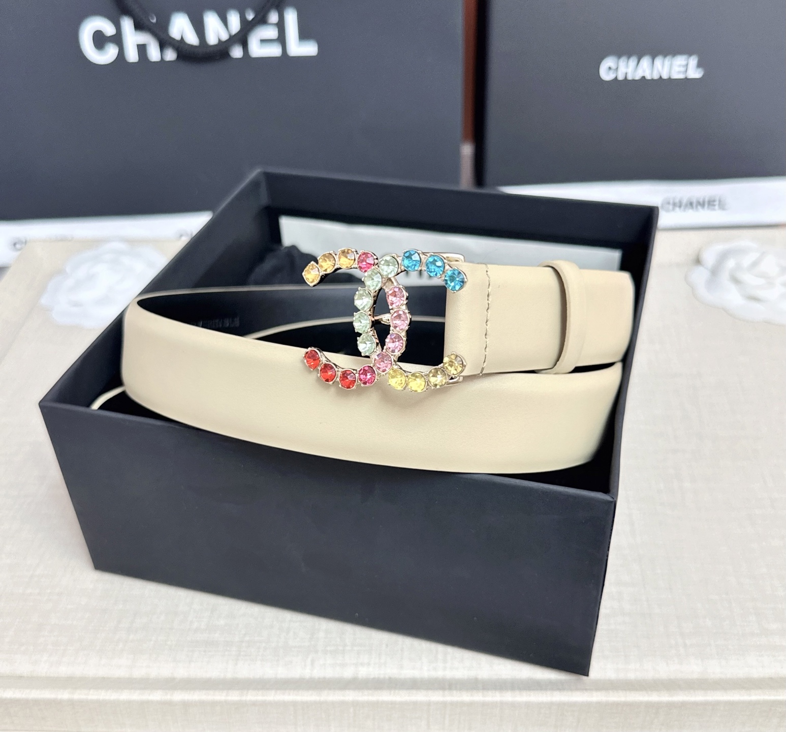 💥💥💥CHANEL3.0cm香奈儿腰带，头层牛皮，长度：75.80.85.90.95.100.105.欧