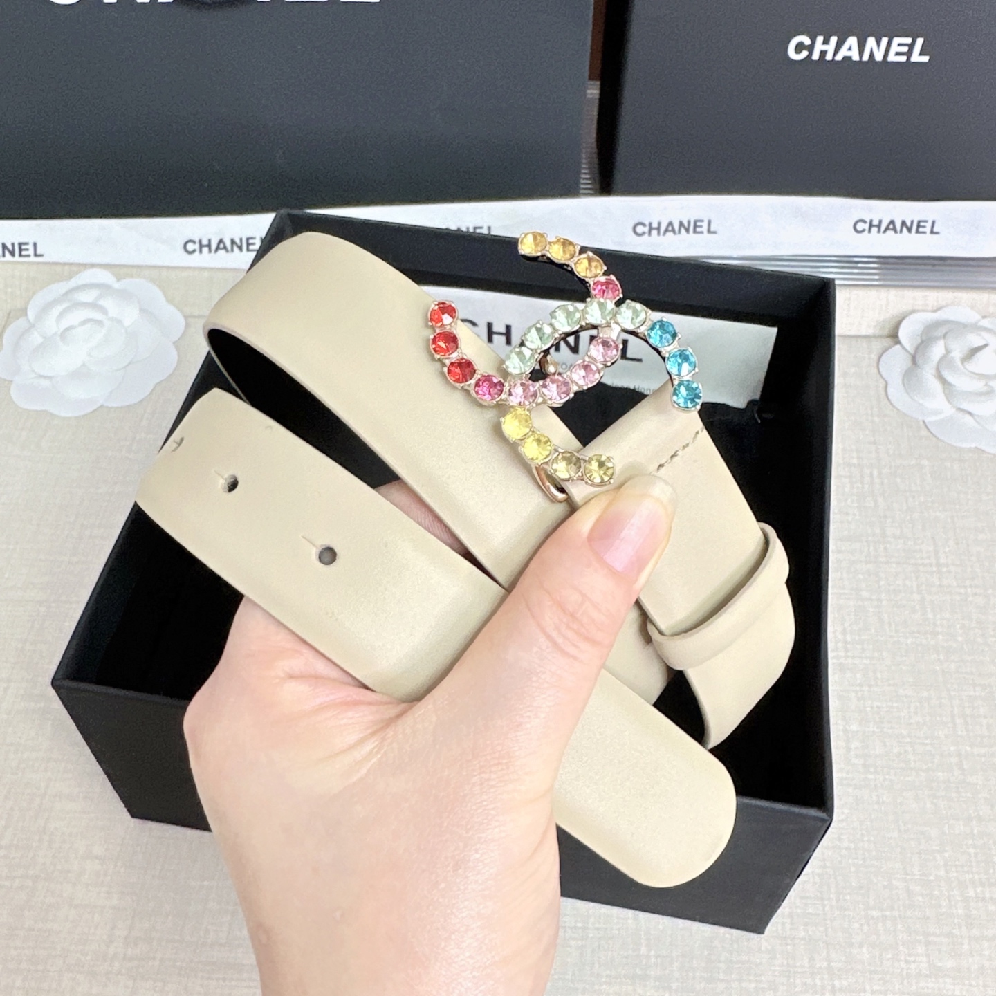 💥💥💥CHANEL3.0cm香奈儿腰带，头层牛皮，长度：75.80.85.90.95.100.105.欧